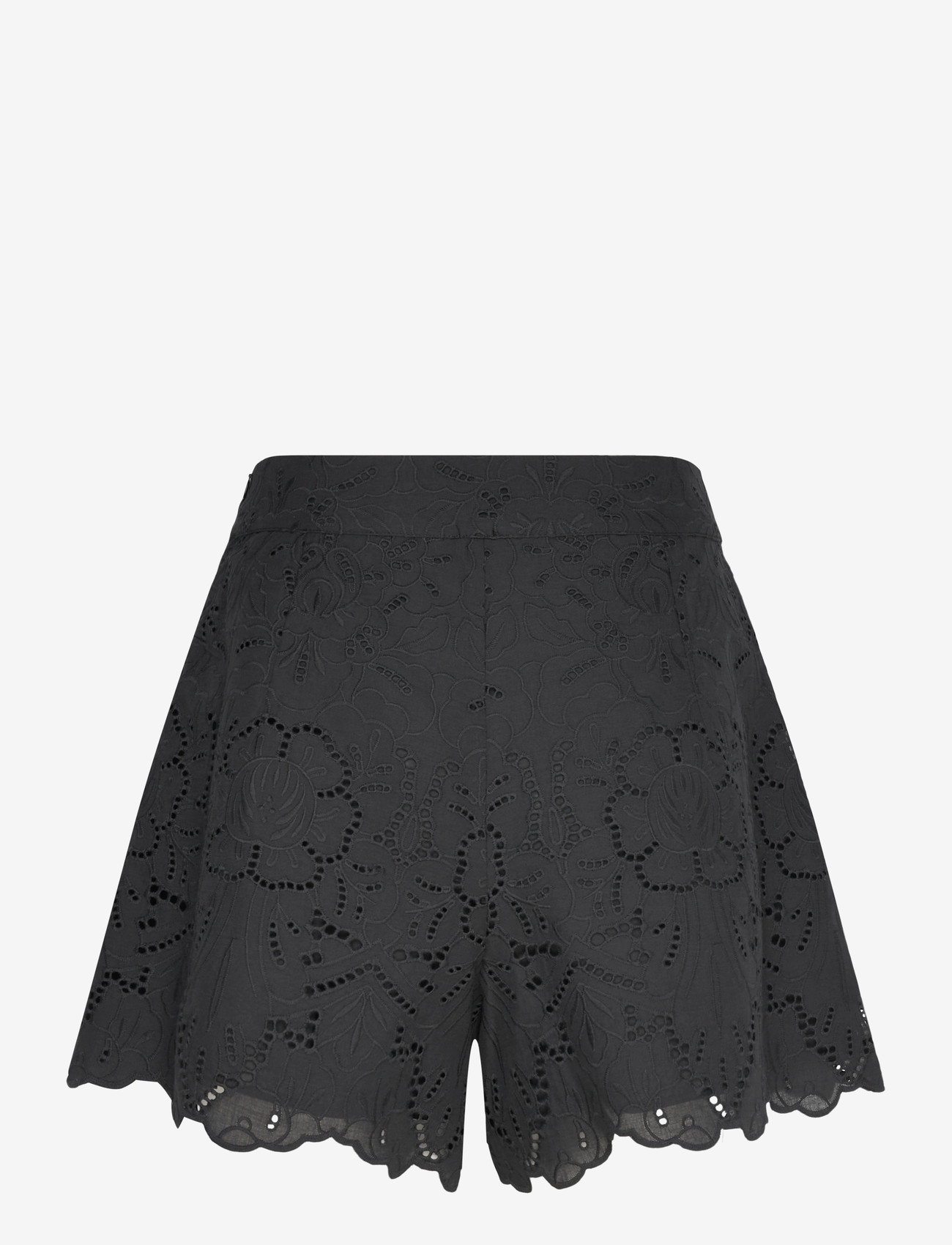 Twist & Tango - Meira Broderie Shorts - casual shorts - black - 1