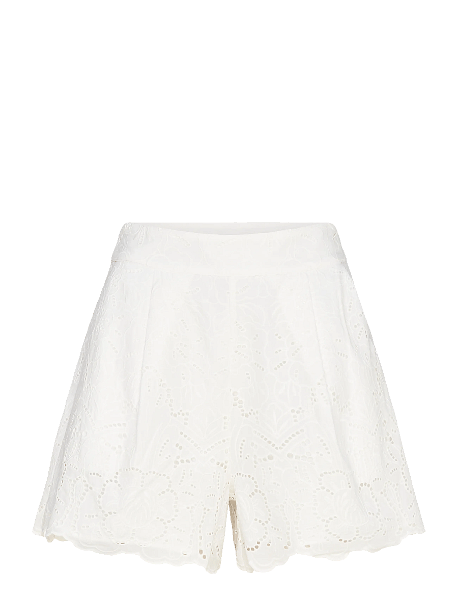 Twist & Tango - Meira Broderie Shorts - freizeitshorts - white - 1
