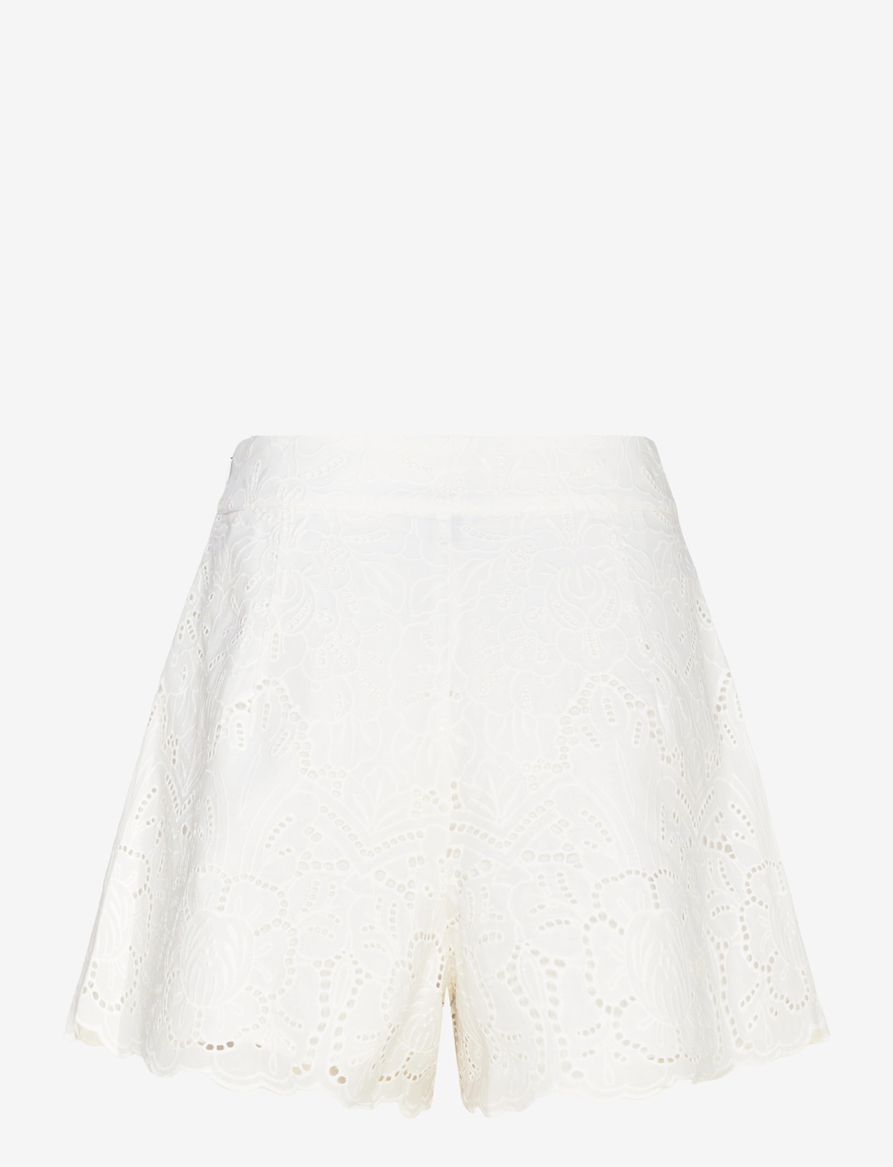 Twist & Tango - Meira Broderie Shorts - casual shorts - white - 1