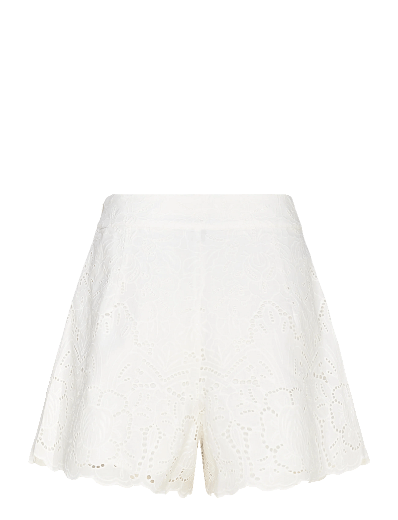Twist & Tango - Meira Broderie Shorts - casual shorts - white - 1