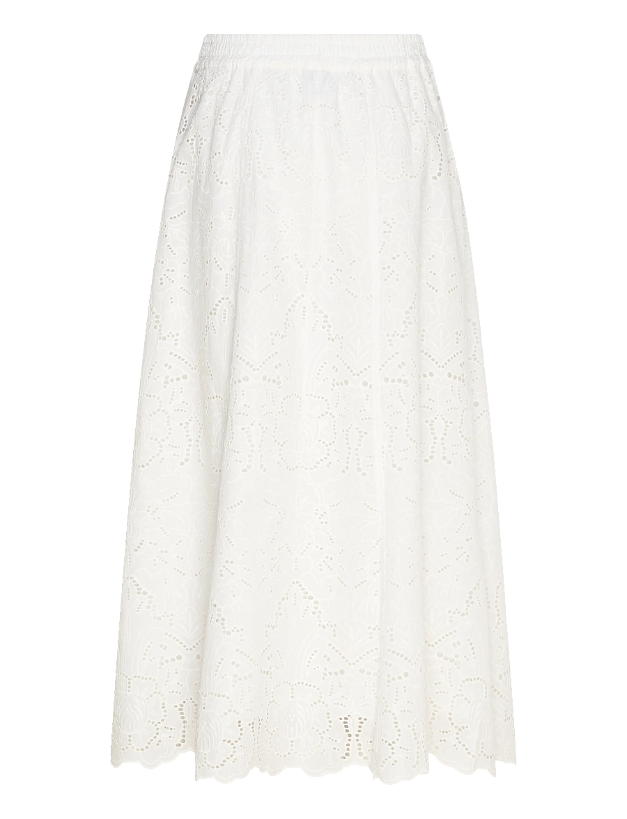 Twist & Tango - Janice Broderie Skirt - midi nederdele - white - 2