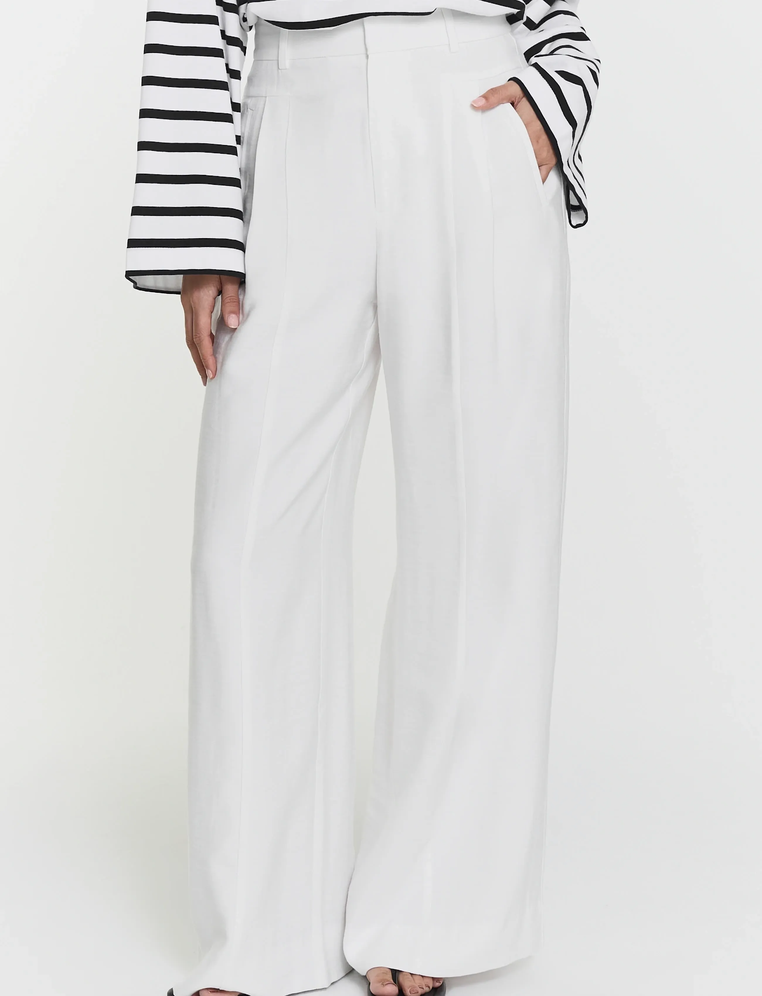 Twist & Tango - Lilia Trousers - hosen mit weitem bein - ivory - 3