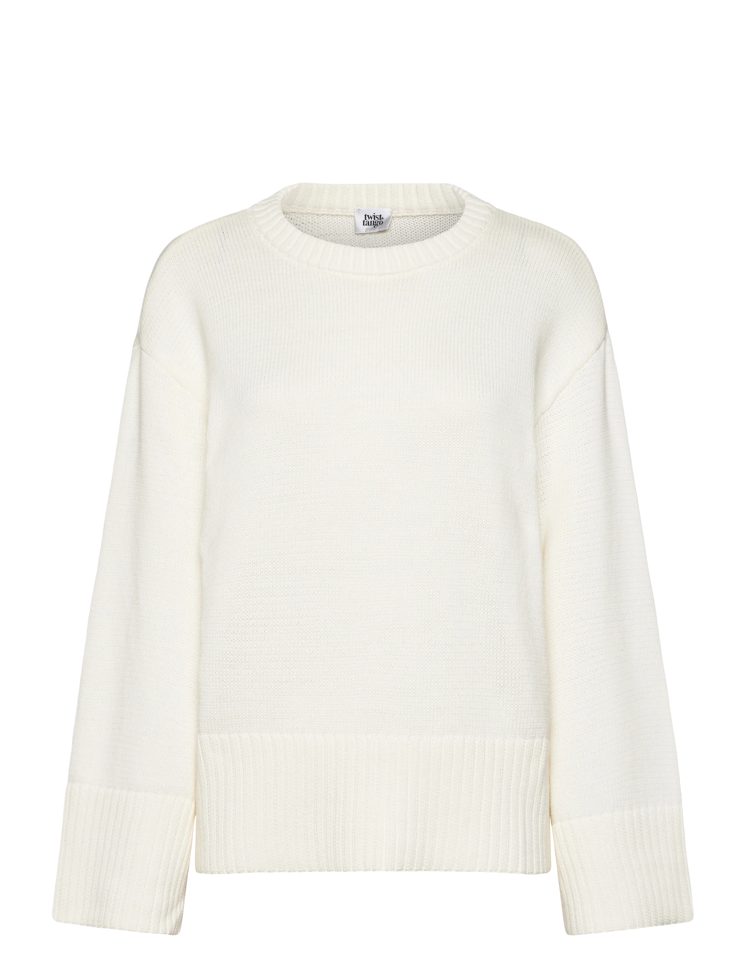 Twist & Tango Adoni Knitted Sweater - Transitional Layering - WHITE / white