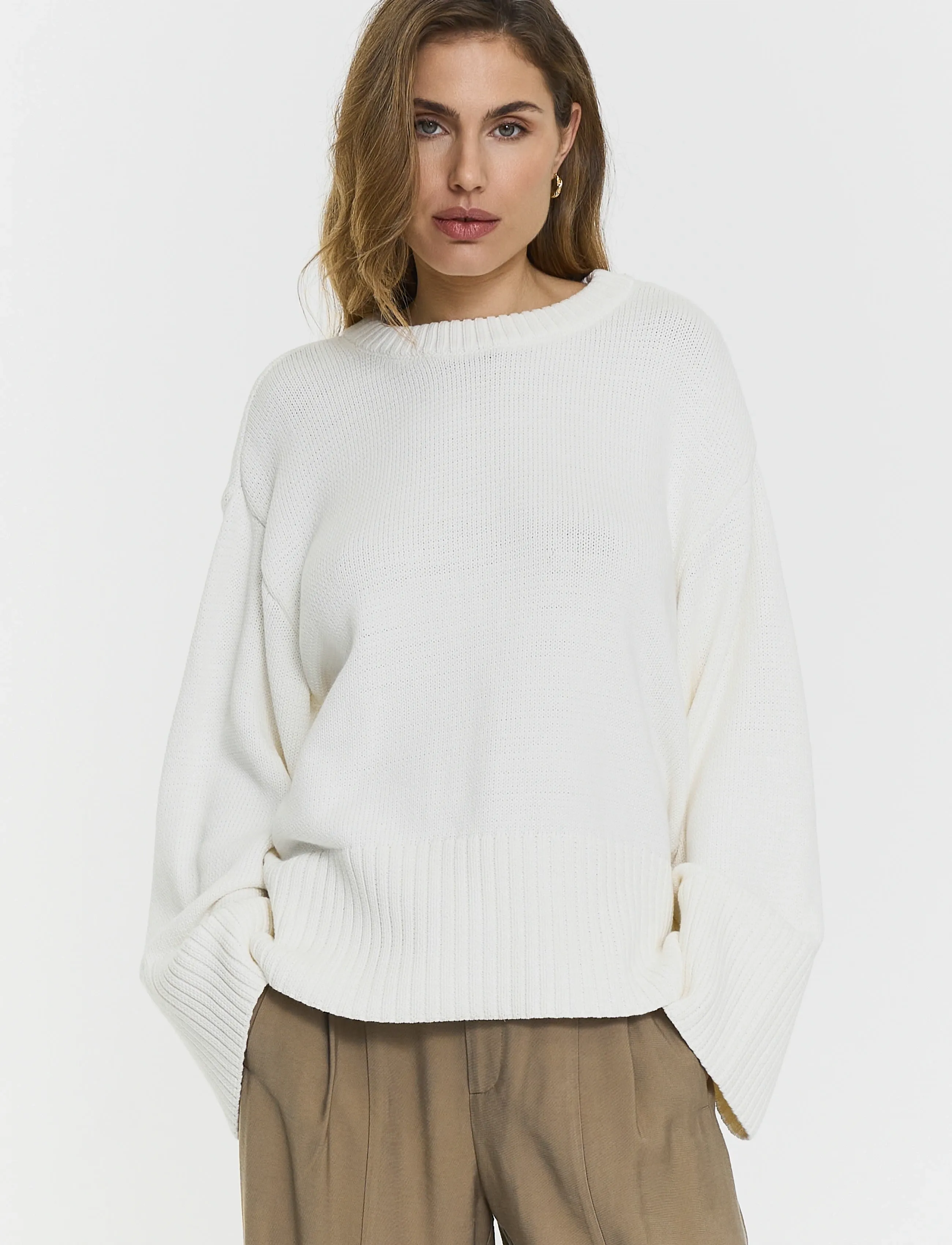 Twist & Tango - Adoni Knitted Sweater - jumpers - white - 3