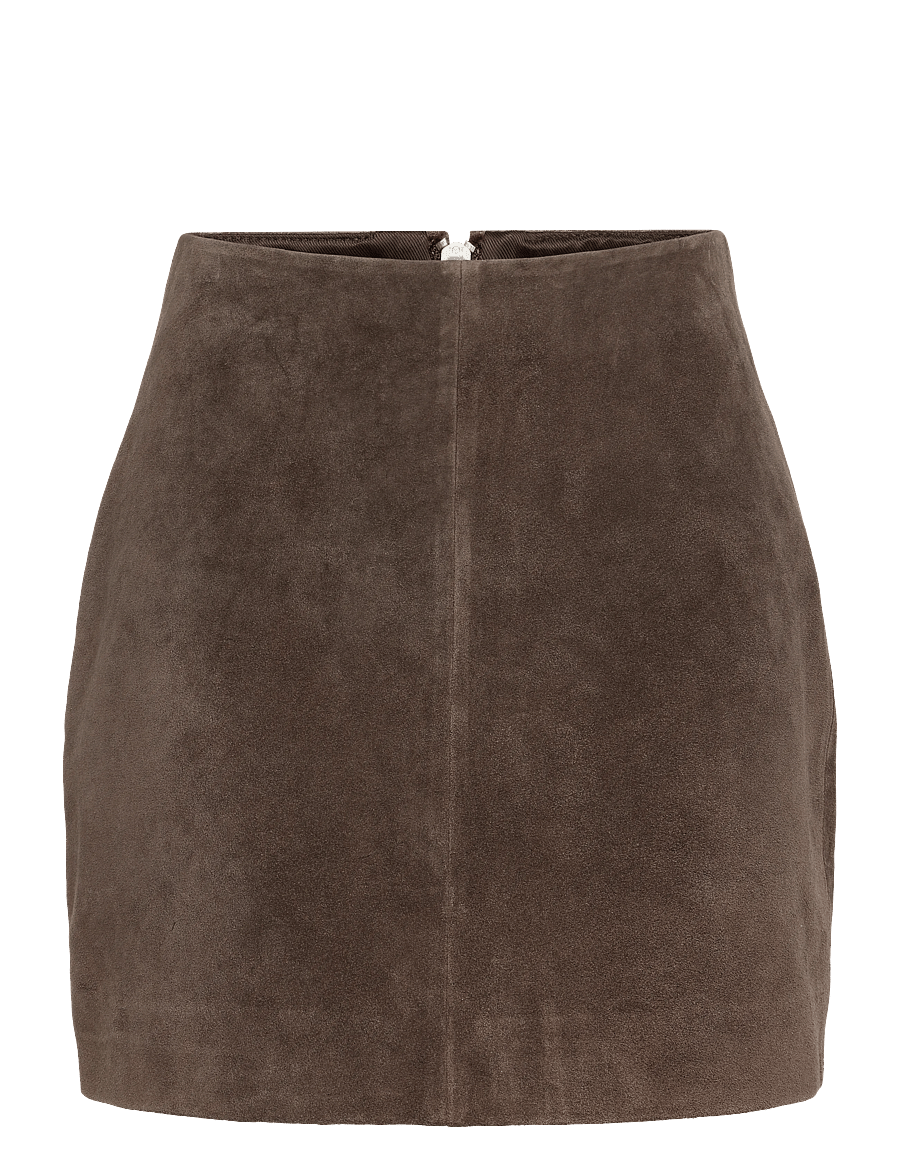 Twist & Tango - Hollow Suede Skirt - kurze röcke - mocha brown - 1