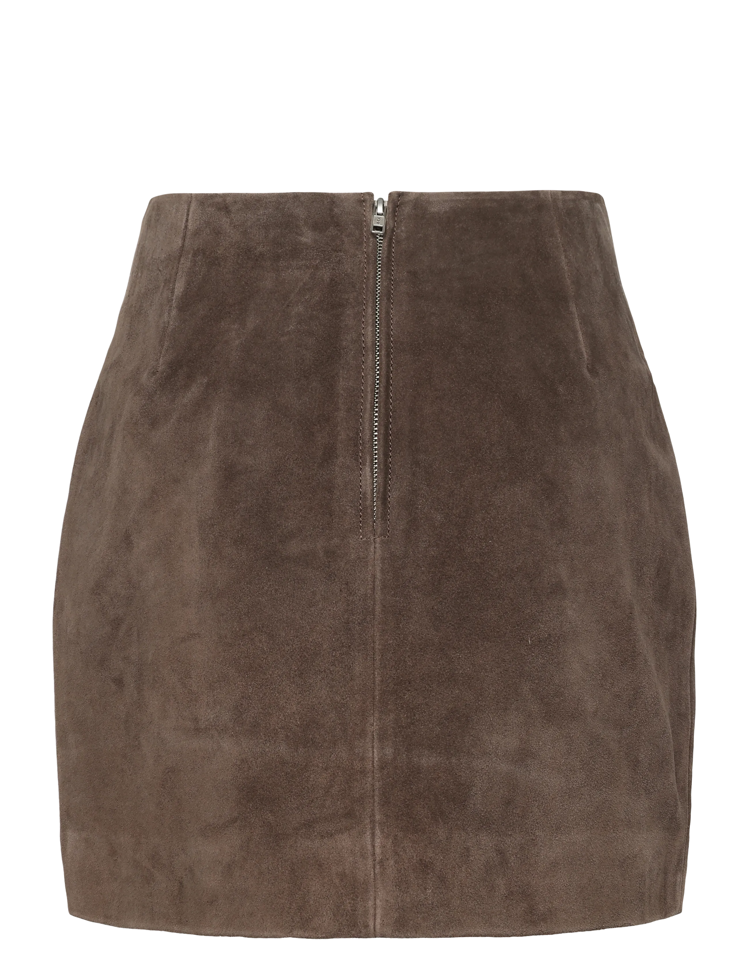 Twist & Tango - Hollow Suede Skirt - short skirts - mocha brown - 2