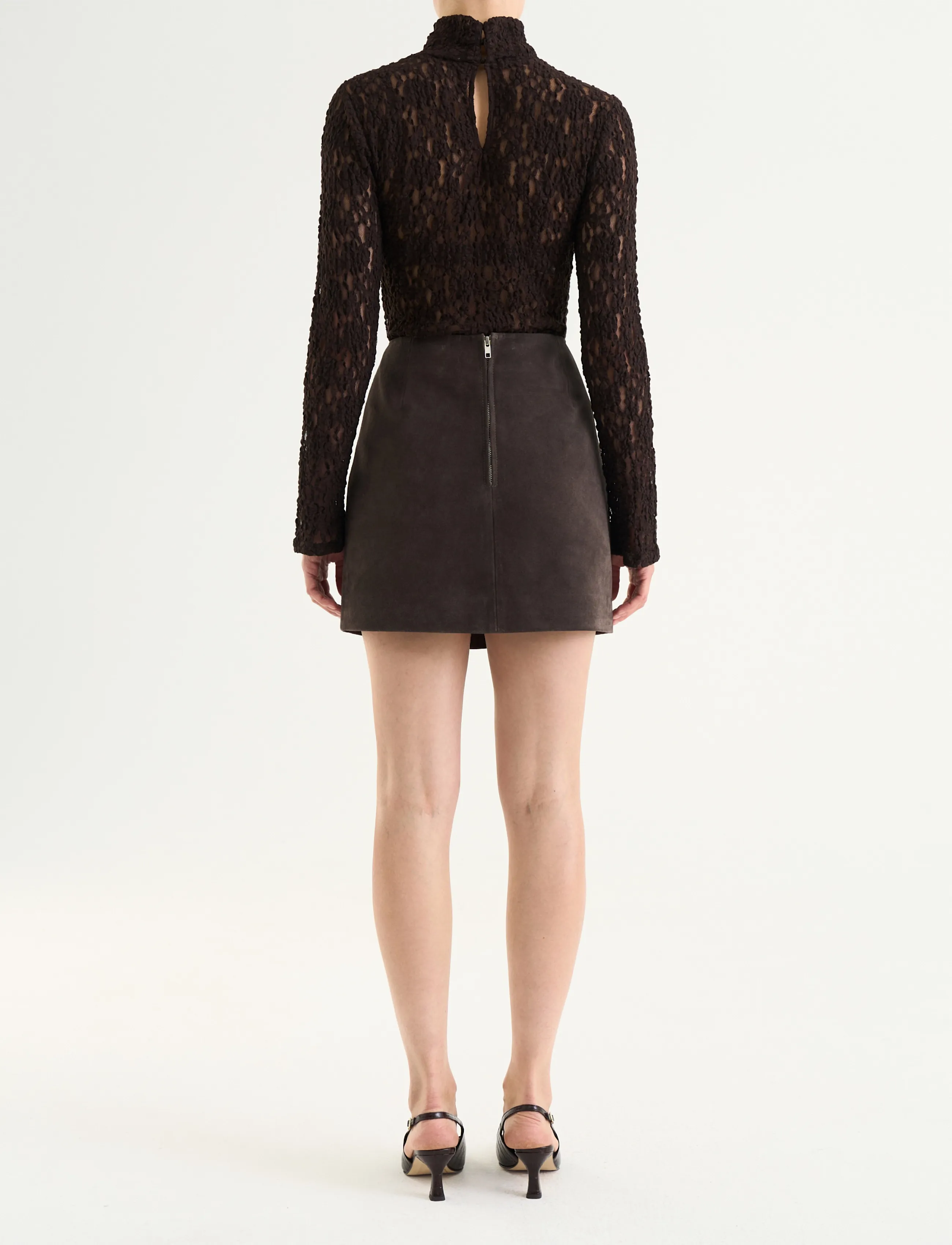 Twist & Tango Hollow Suede Skirt shorts dam – bild 3