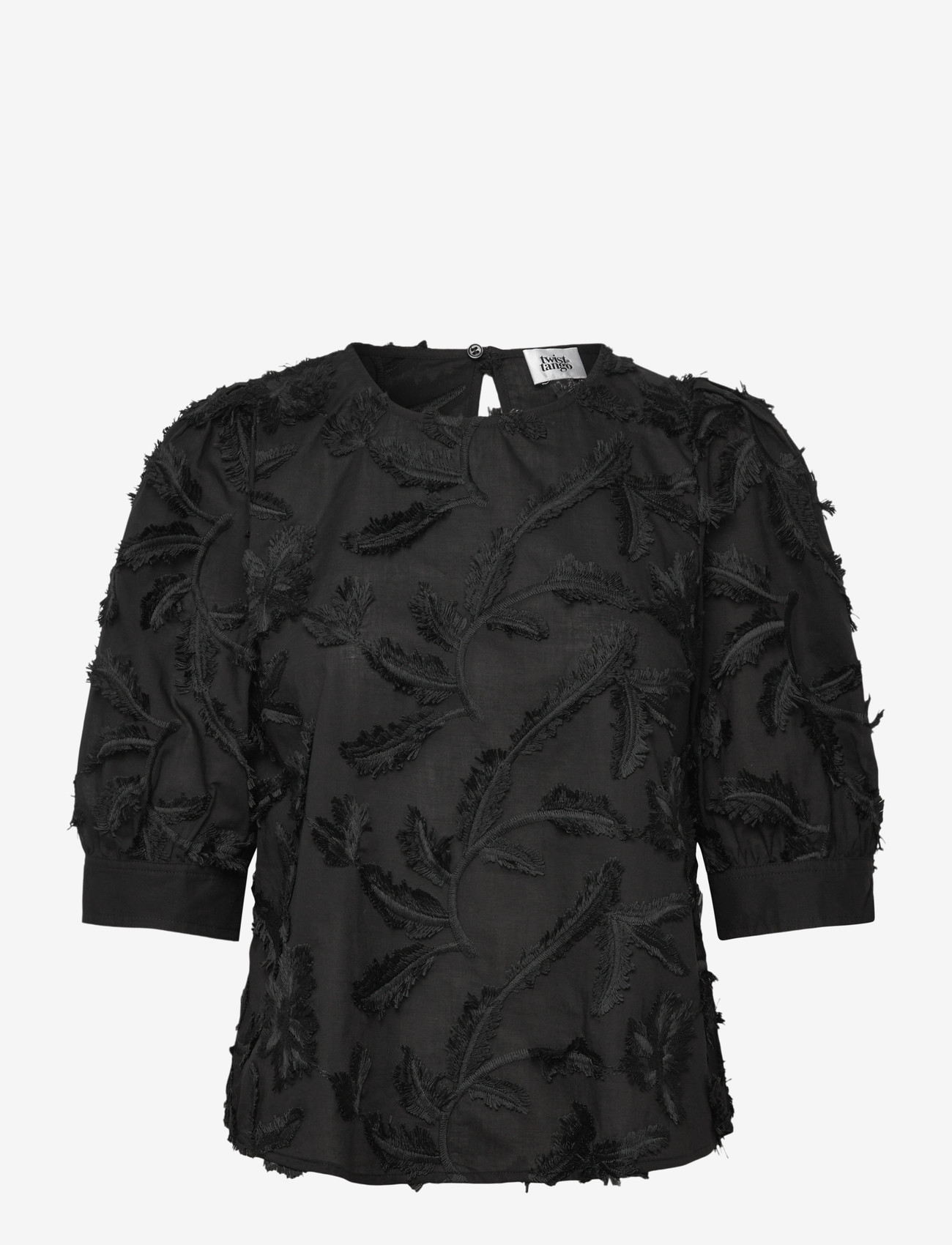 Twist & Tango - Marla Blouse - lyhythihaiset puserot - black - 1