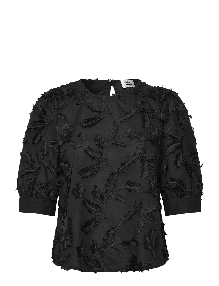 Twist & Tango - Marla Blouse - lyhythihaiset puserot - black - 1