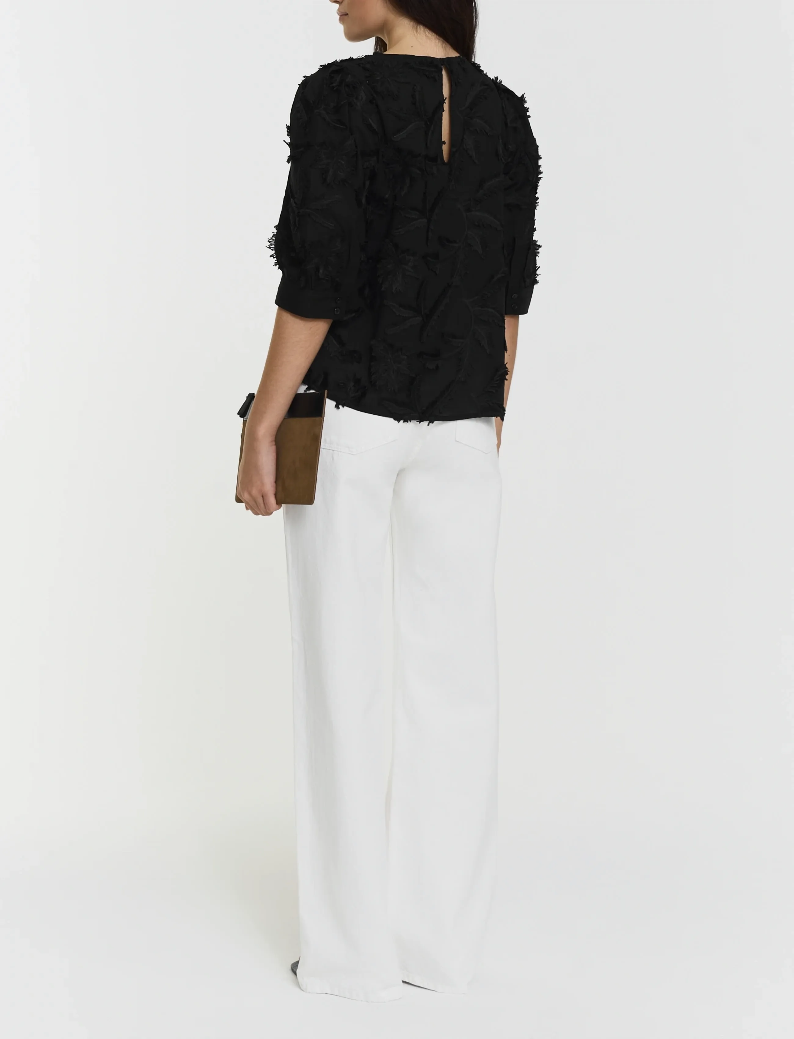 Twist & Tango - Marla Blouse - kortærmede bluser - black - 4
