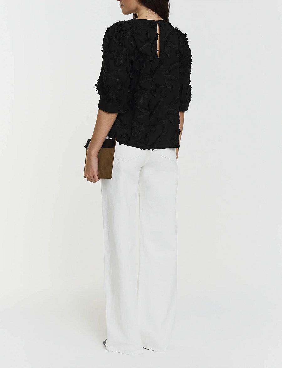 Twist & Tango - Marla Blouse - lyhythihaiset puserot - black - 4