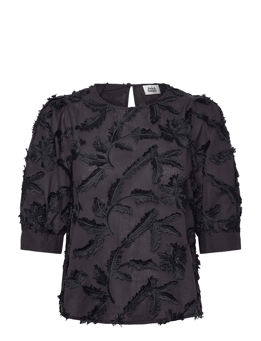 Twist & Tango - Marla Blouse - lühikeste varrukatega pluusid - navy - 1