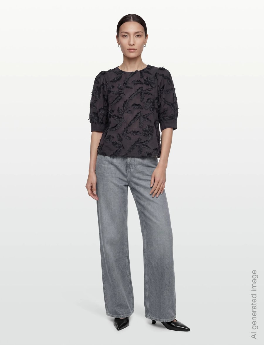 Twist & Tango - Marla Blouse - lühikeste varrukatega pluusid - navy - 0