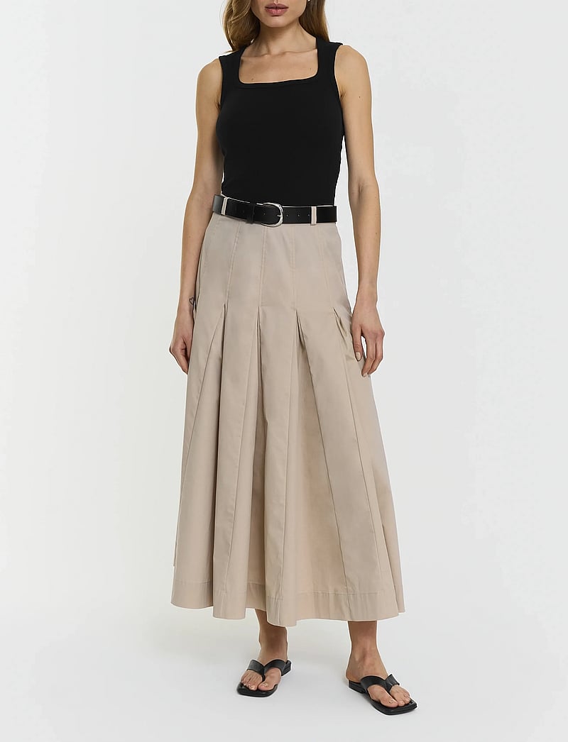 Twist & Tango - Dine Skirt - faltenröcke - beige - 0