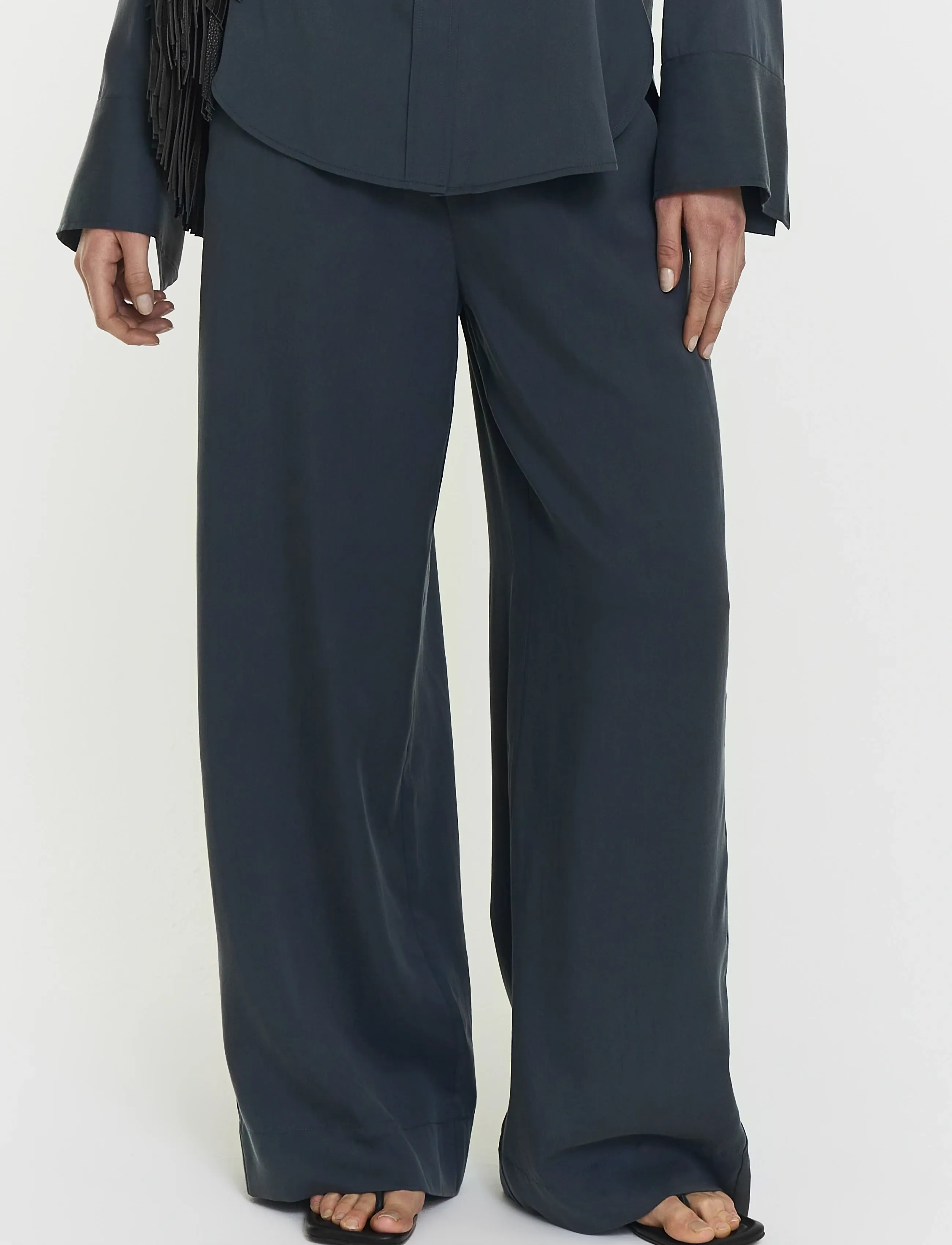 Twist & Tango - Kali Trousers - hosen mit weitem bein - future dusk - 2