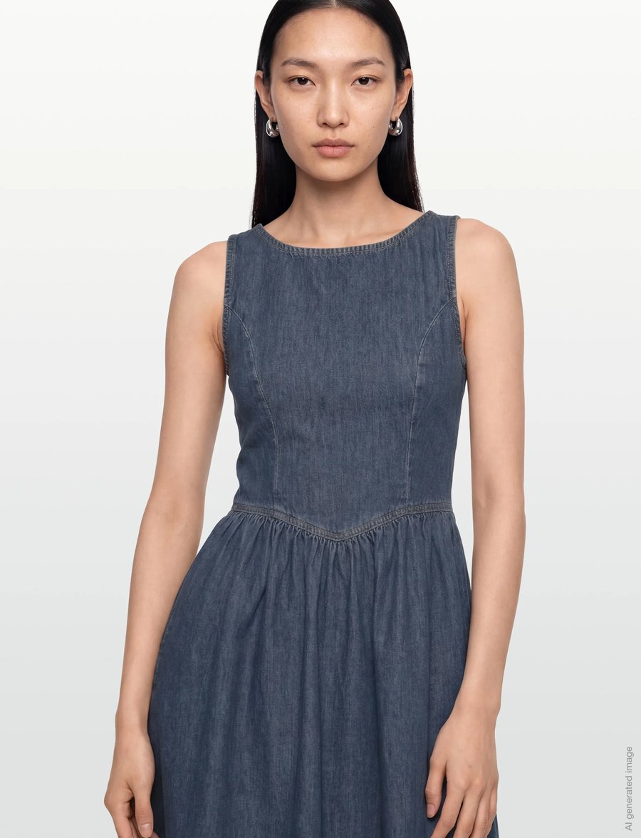Twist & Tango - Raana Denim Dress - jeanskleider - deep blue wash - 3