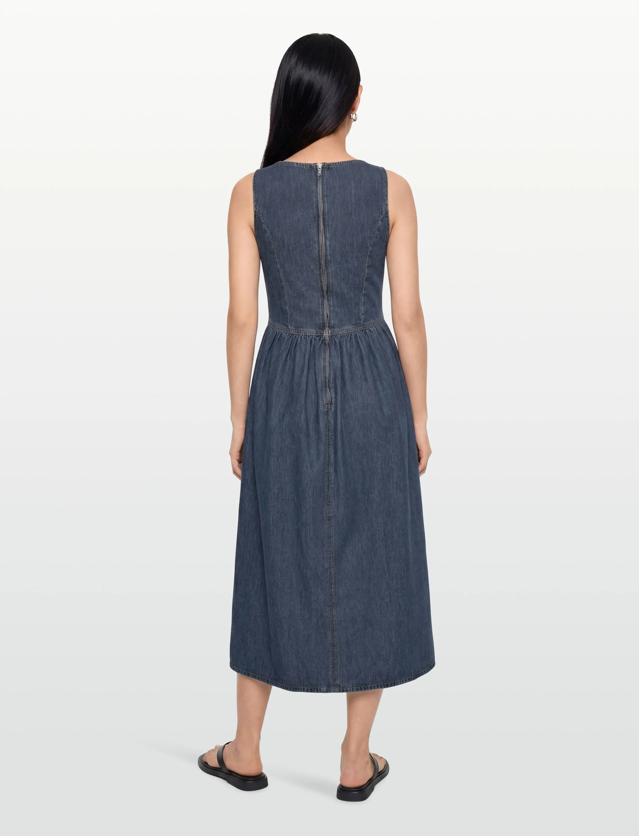 Twist & Tango - Raana Denim Dress - jeansklänningar - deep blue wash - 4