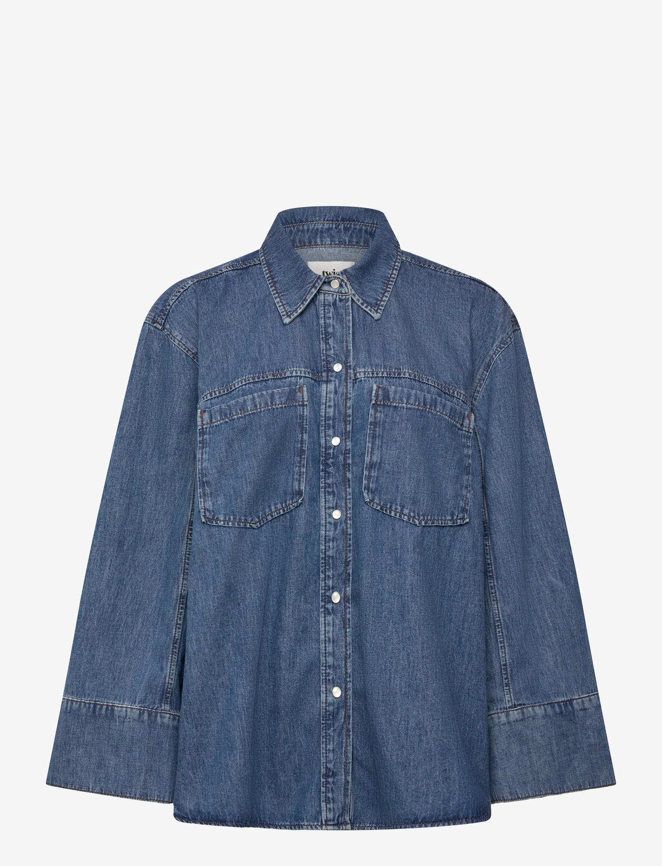 Twist & Tango - Shari Denim Shirt - teksasärgid - deep blue wash - 0