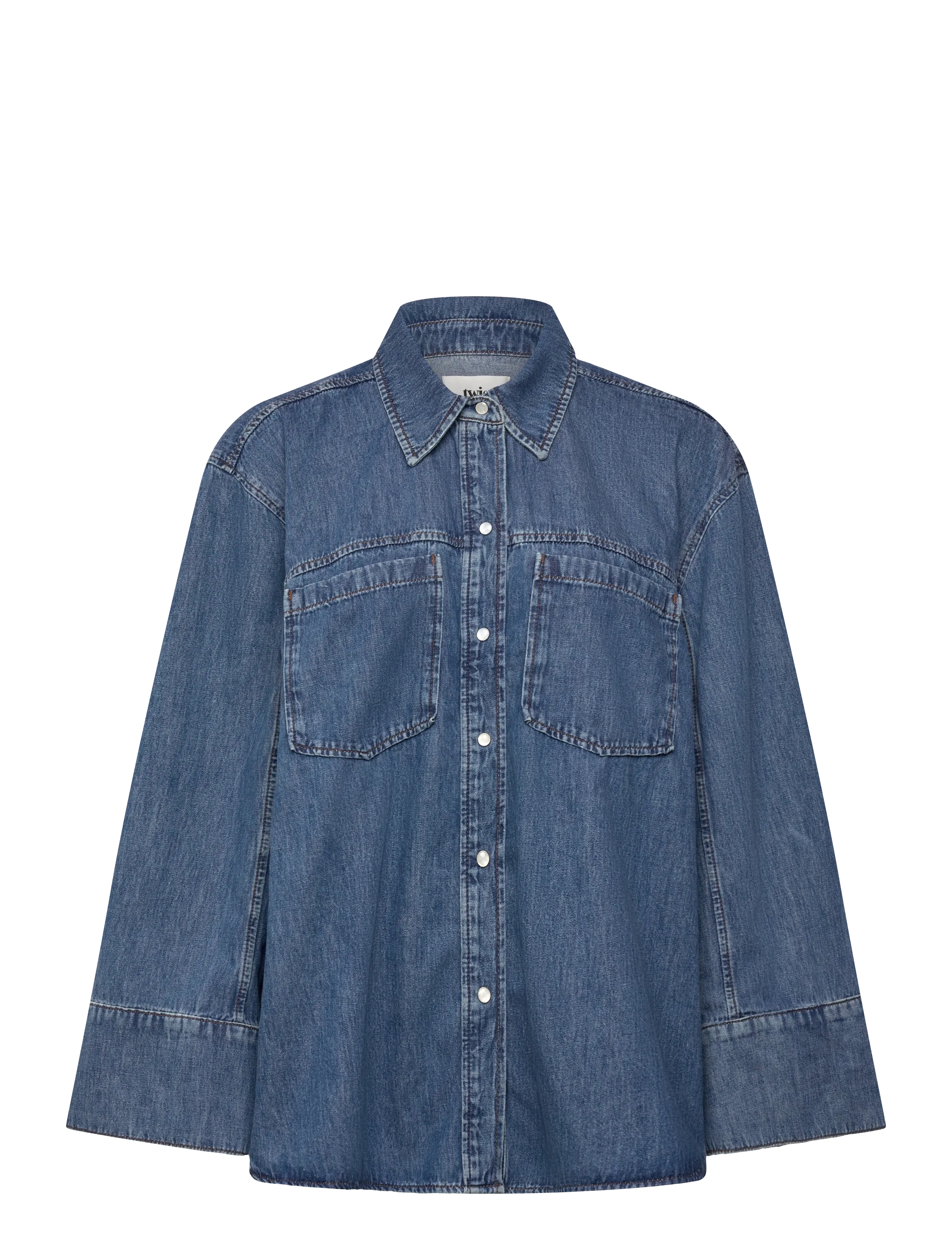 Shari Denim Shirt - DEEP BLUE WASH