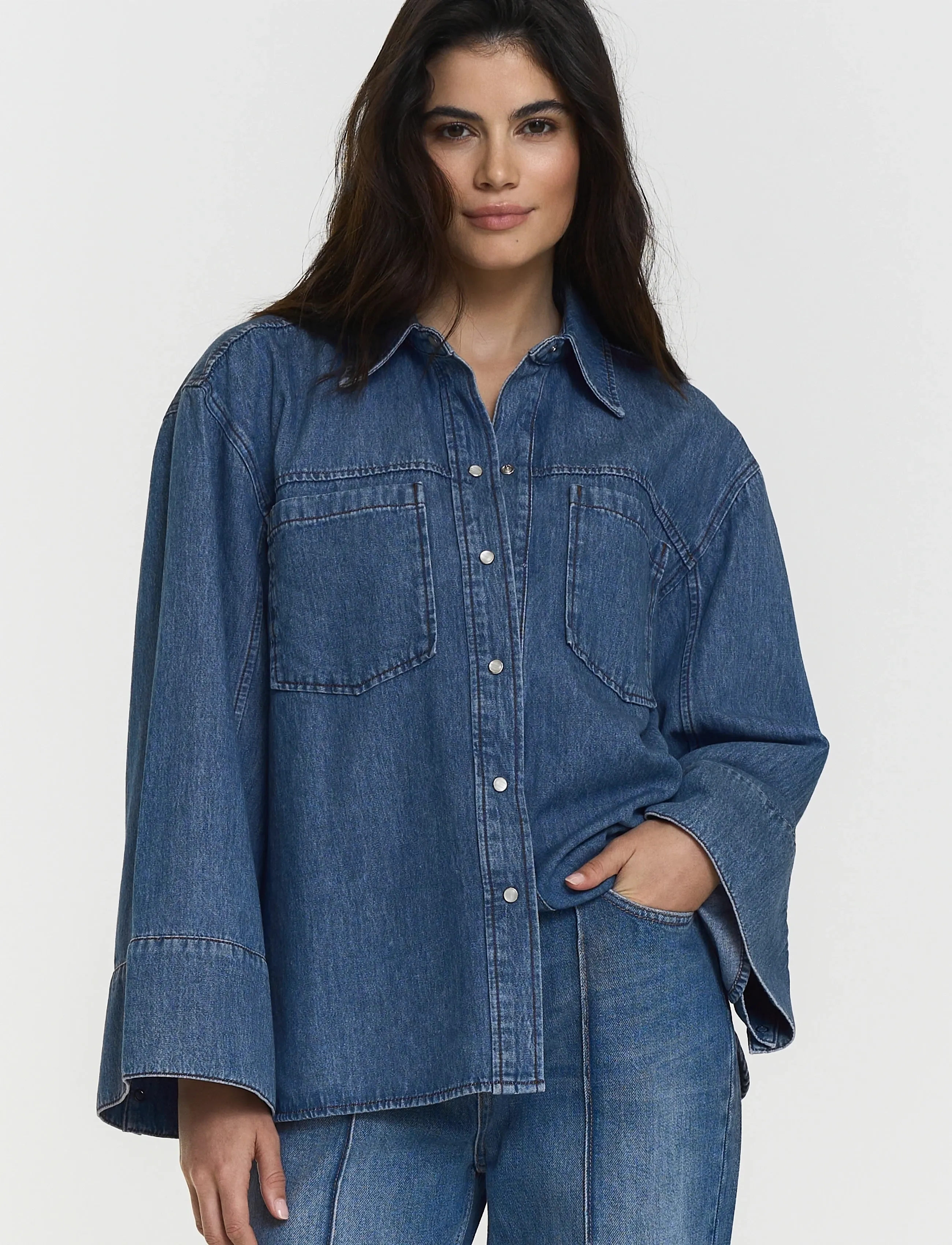 Twist & Tango - Shari Denim Shirt - jeanshemden - deep blue wash - 3