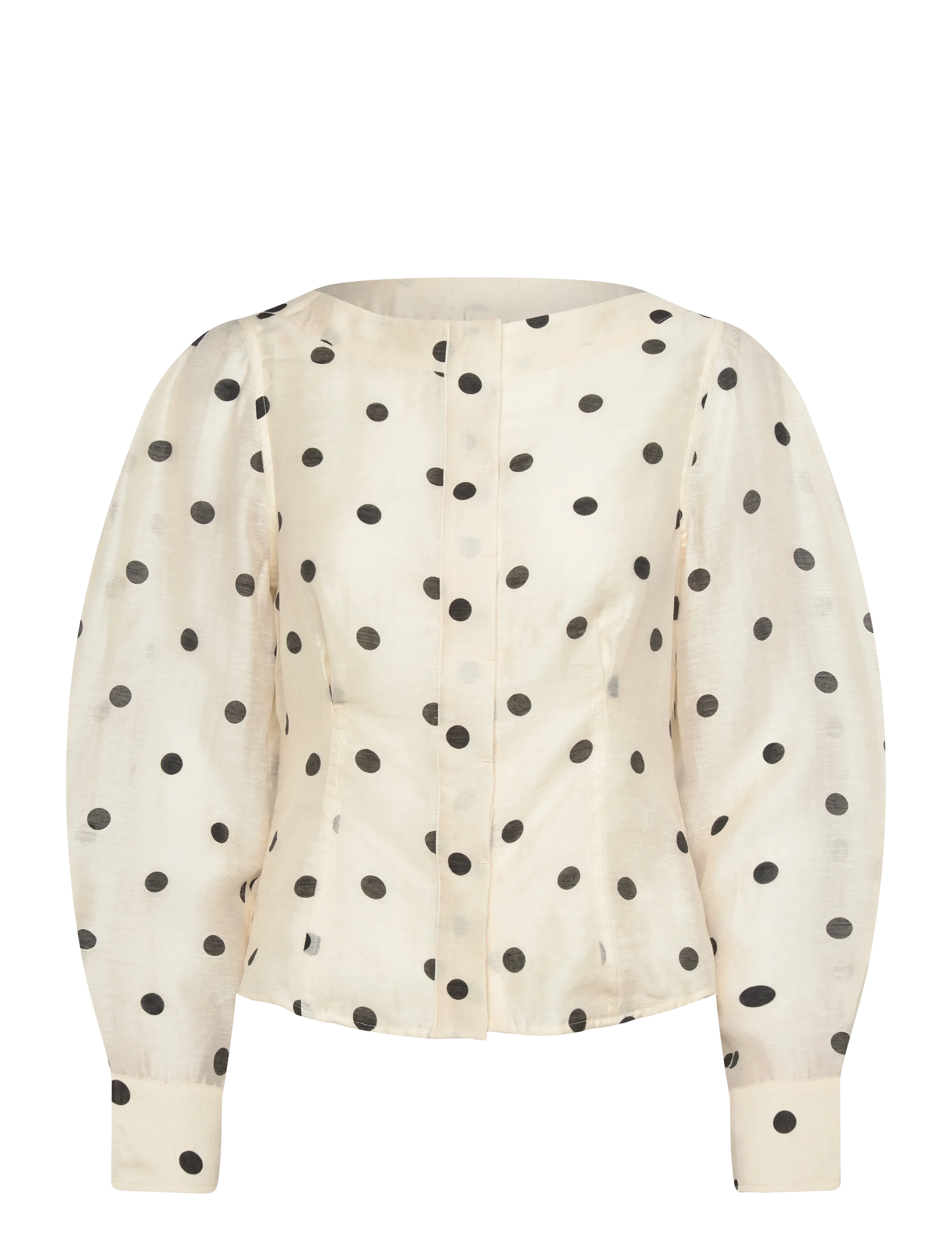 Twist & Tango Maika Blouse - Bluser & Skjorter - DOT PRINT / cream