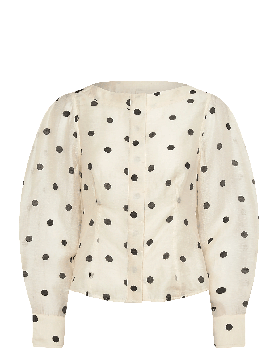 Twist & Tango - Maika Blouse - blūzes ar garām piedurknēm - dot print - 1