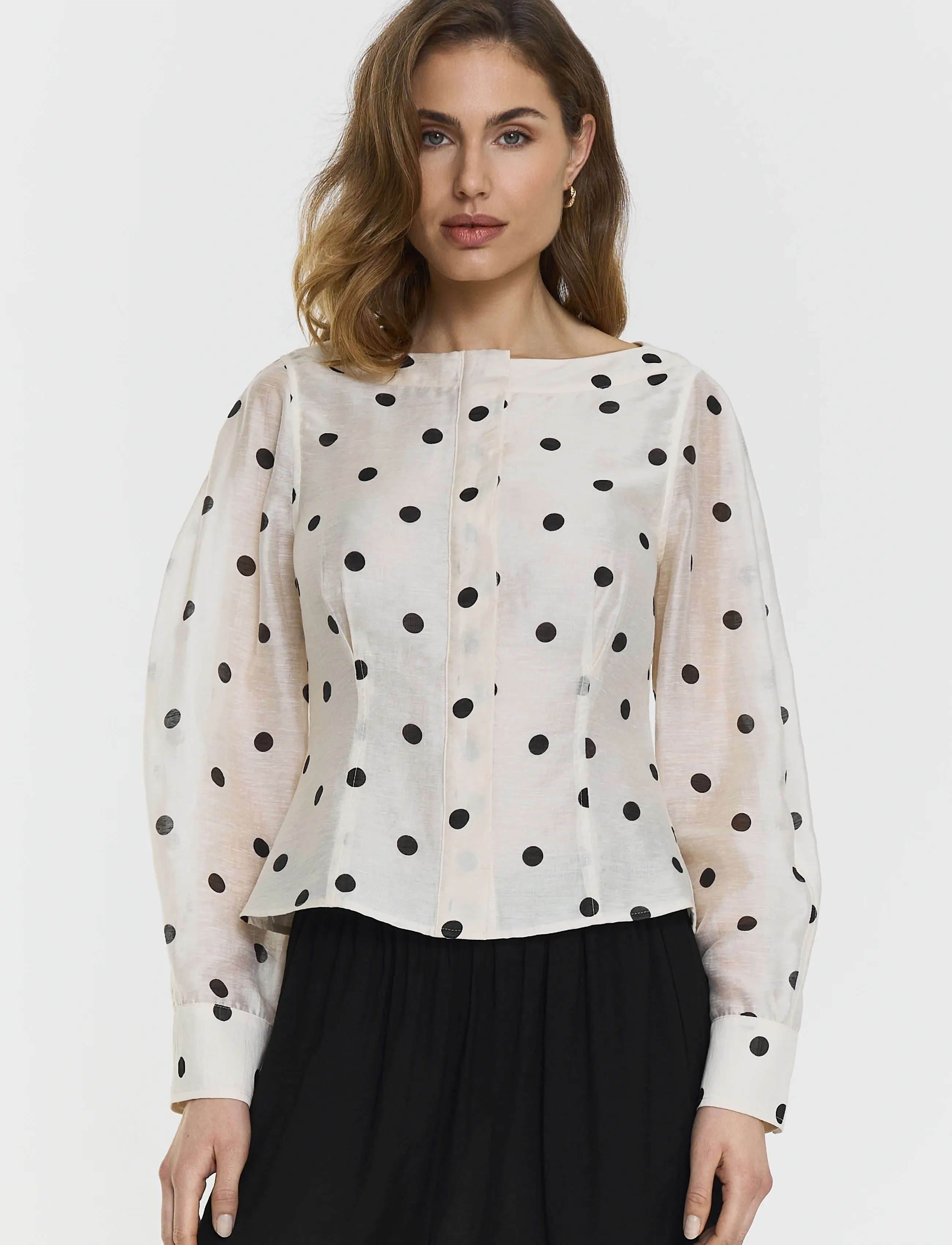 Twist & Tango - Maika Blouse - pikkade varrukatega pluusid - dot print - 3