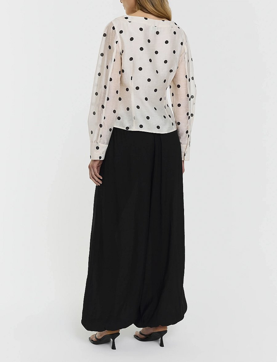 Twist & Tango - Maika Blouse - blūzes ar garām piedurknēm - dot print - 4