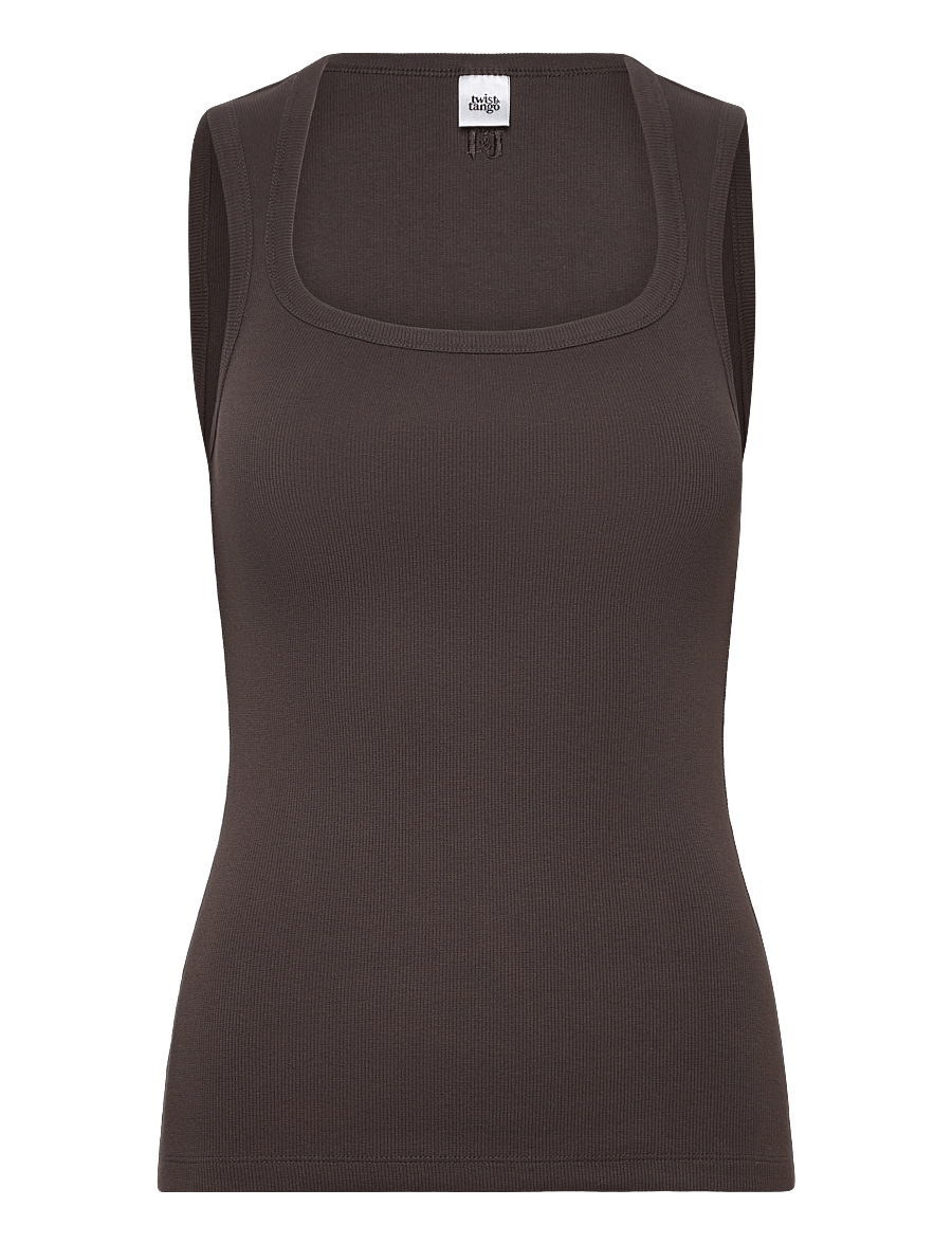 Twist & Tango - Hera Singlet - mouwloze tops - coffee - 1