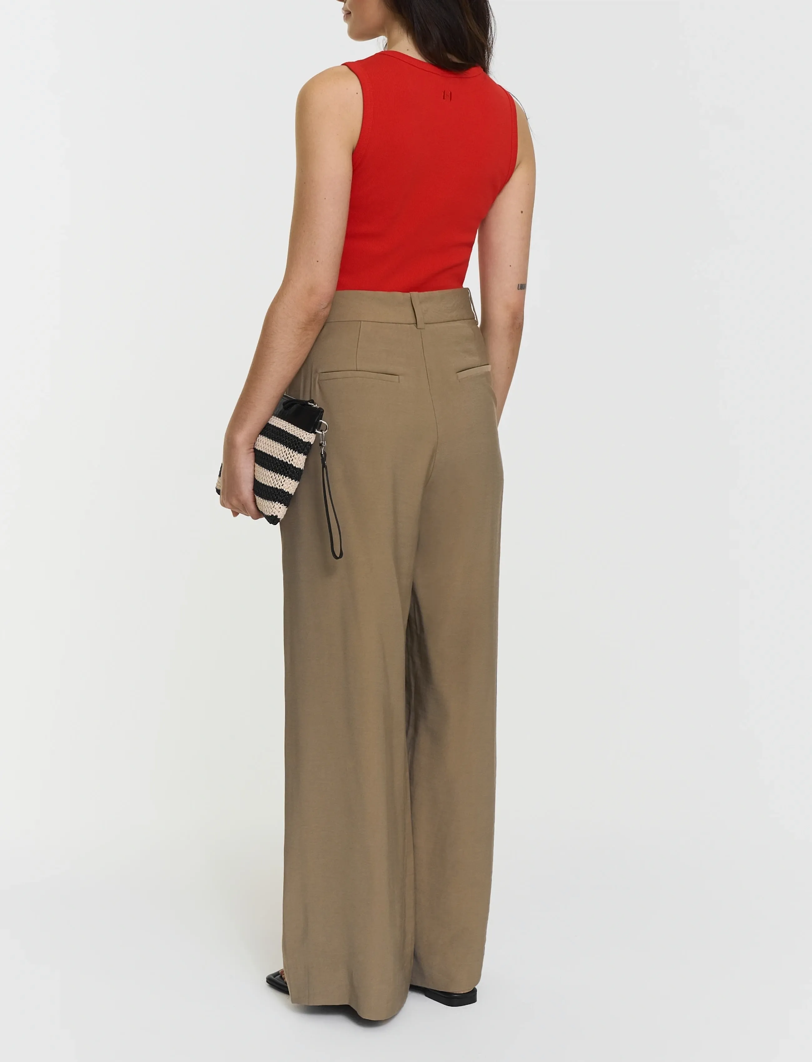 Twist & Tango - Hera Singlet - linnen - poppy red - 4