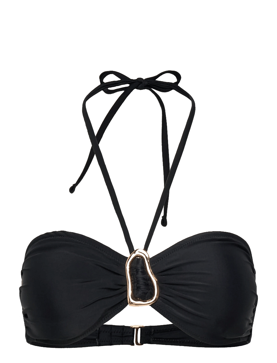 Twist & Tango - Lemoni Bikini Top - paelast bikiinide ülaosad - black - 0