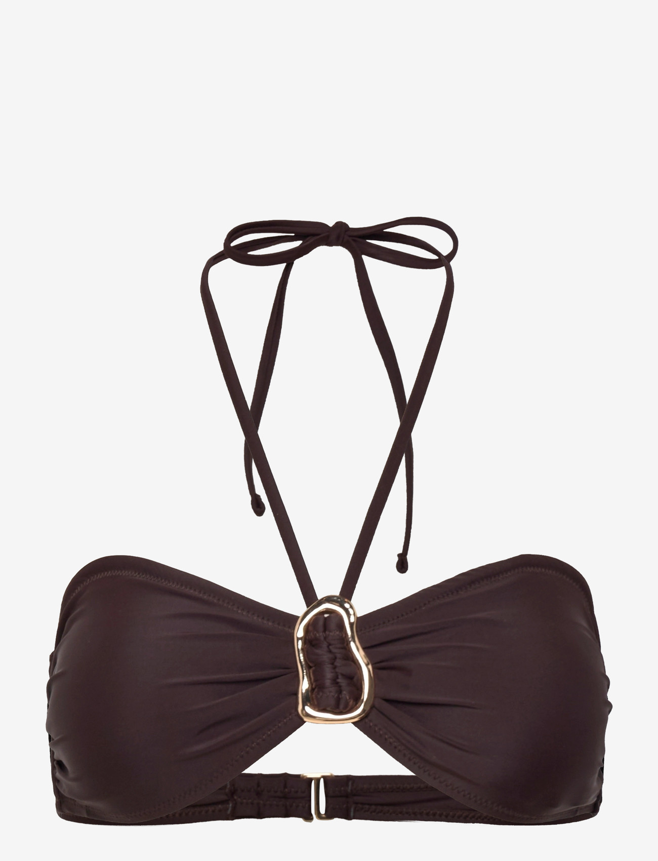 Twist & Tango - Lemoni Bikini Top - bandeaubikinier - rich brown - 1