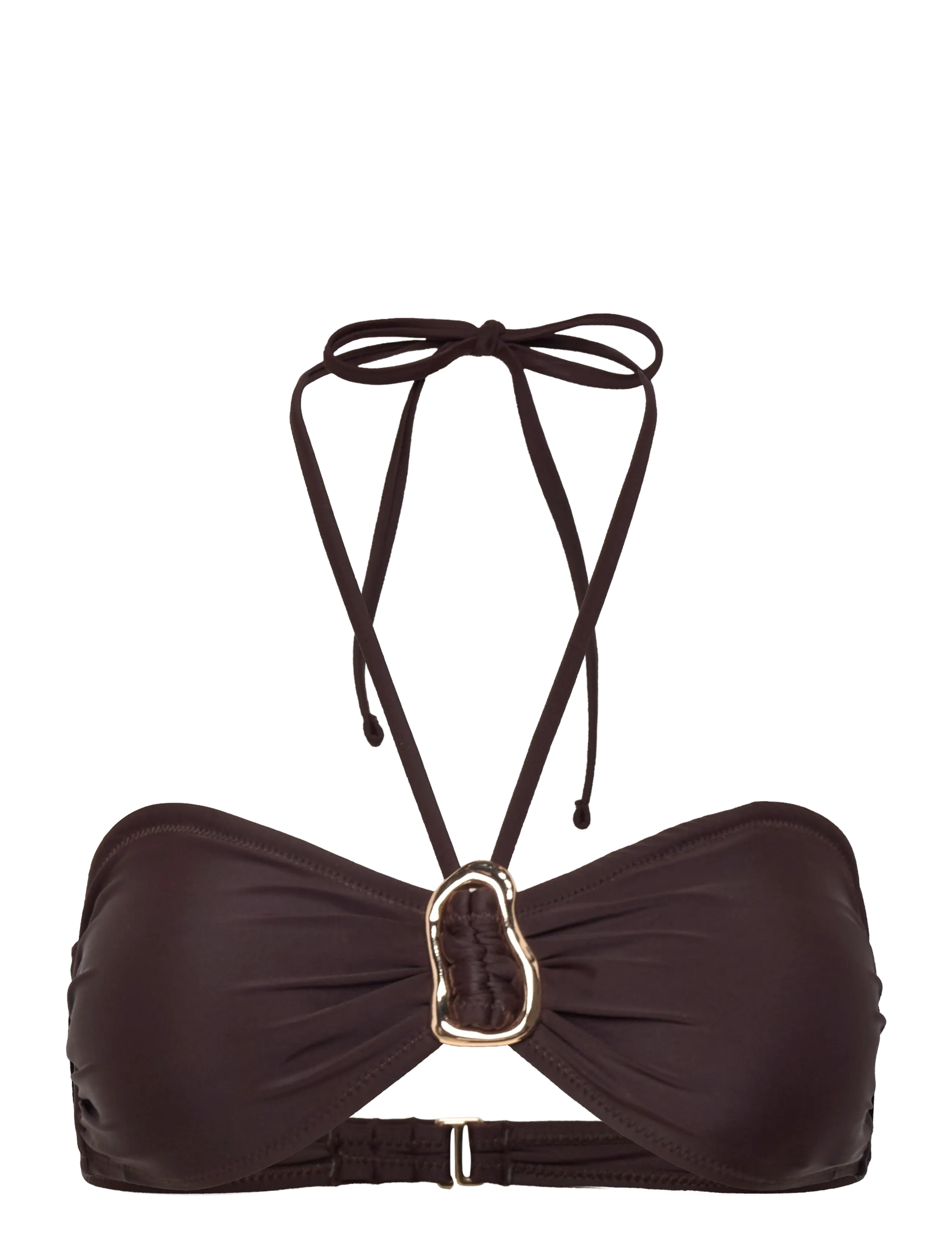 Twist & Tango Lemoni Bikini Top - Odzież - RICH BROWN / brown