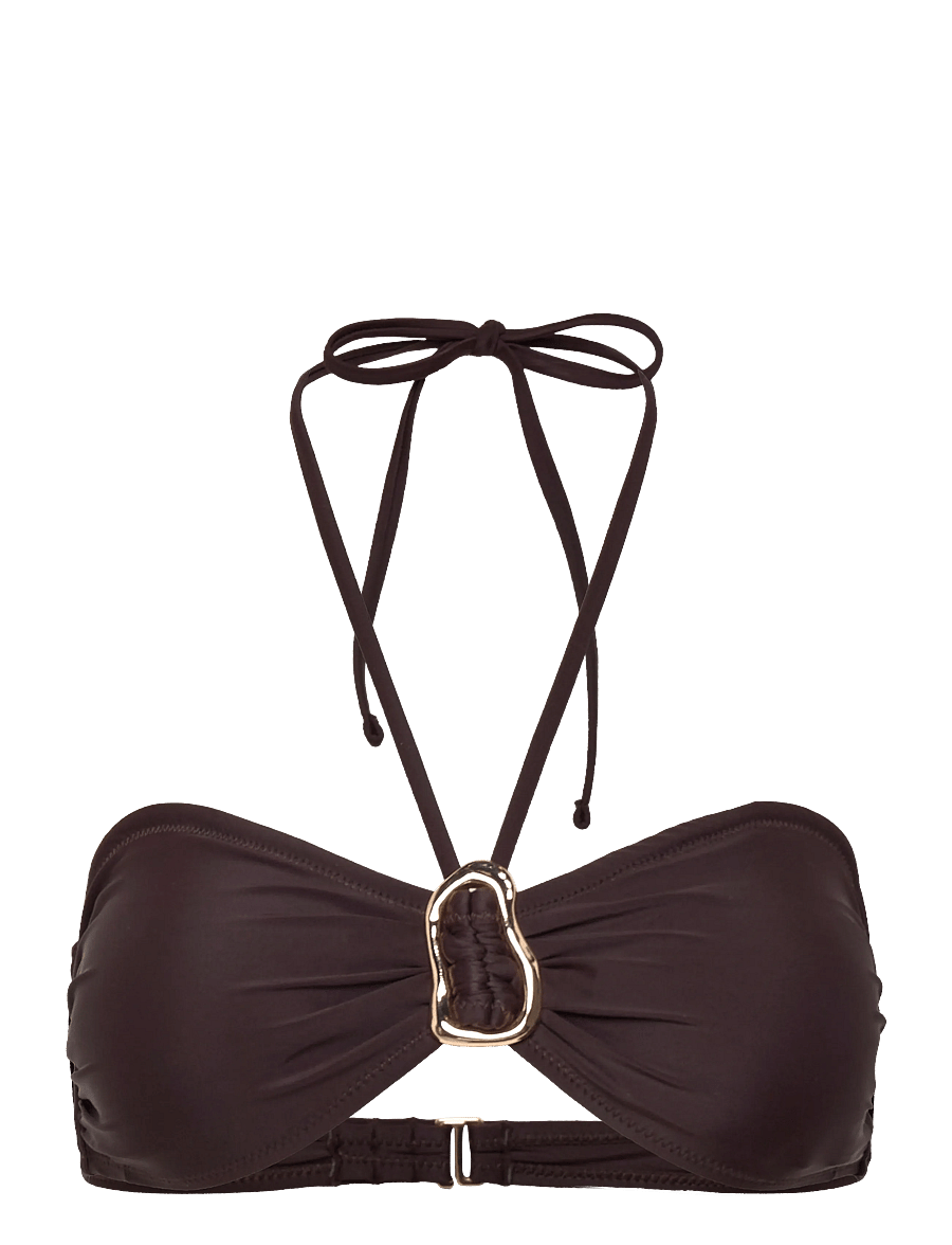 Twist & Tango - Lemoni Bikini Top - bandeau-bikini-oberteile - rich brown - 1