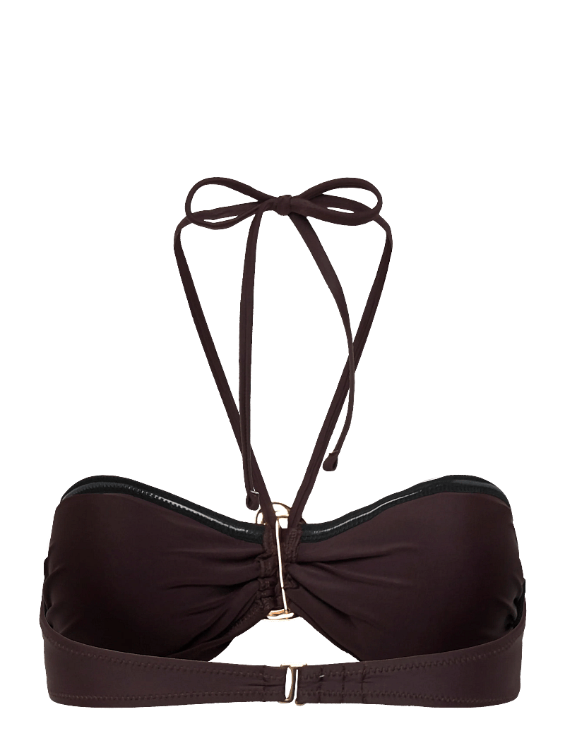 Twist & Tango - Lemoni Bikini Top - paelast bikiinide ülaosad - rich brown - 2