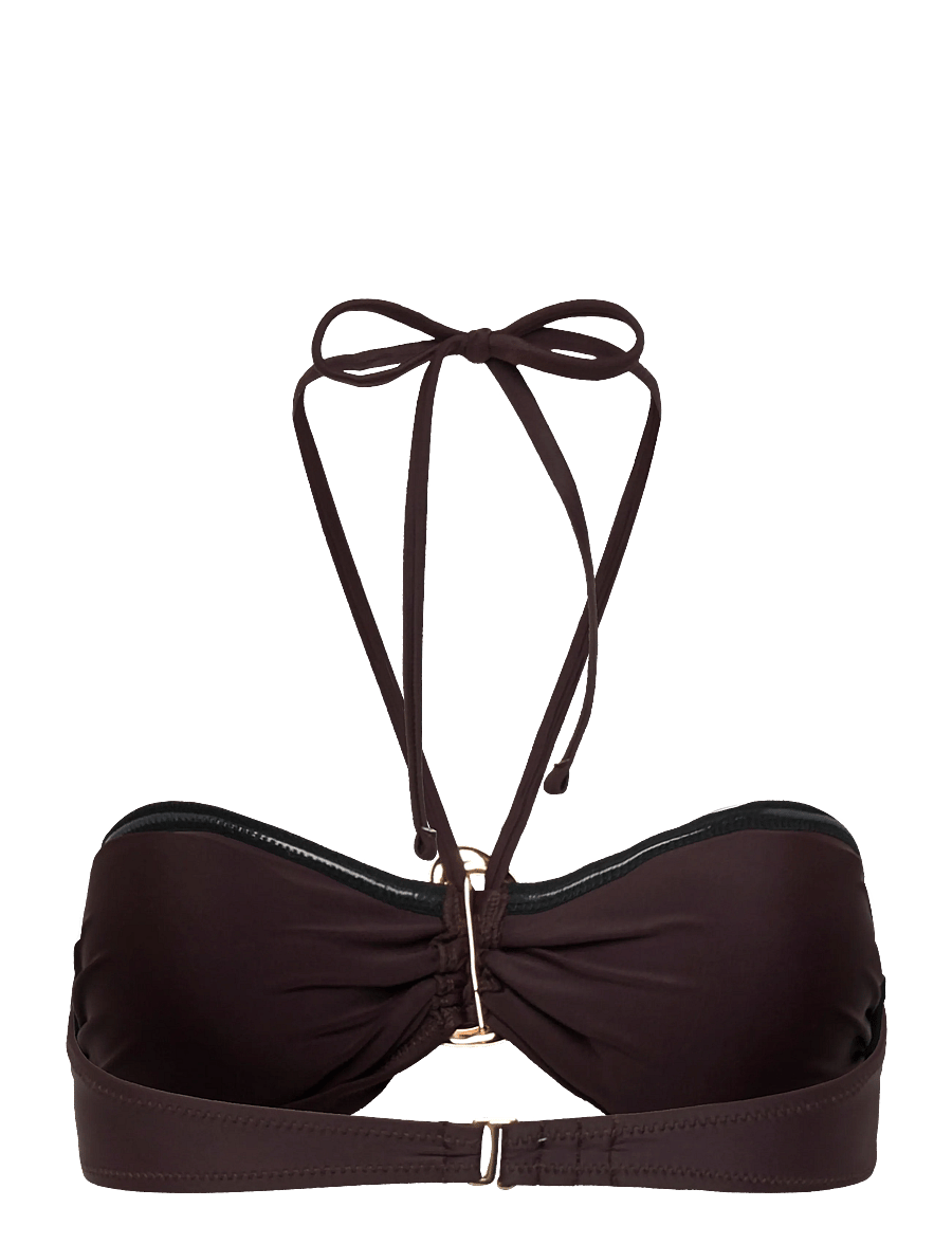Twist & Tango - Lemoni Bikini Top - bandeau-bikini-oberteile - rich brown - 2