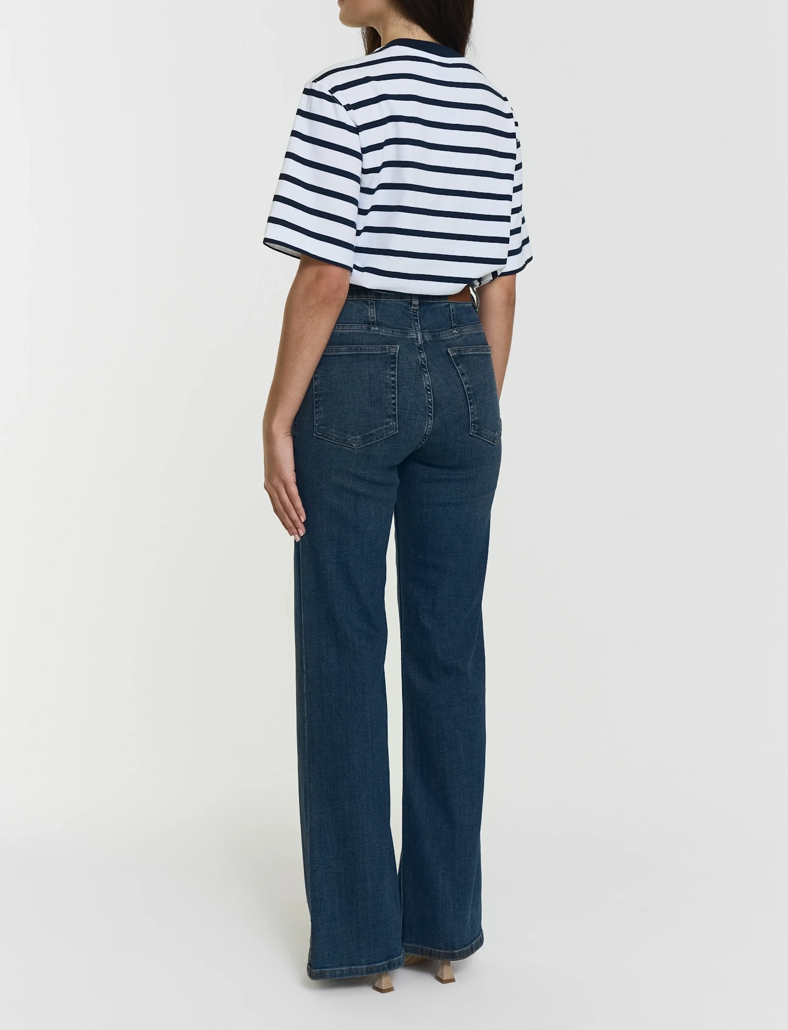 Twist & Tango - Cleo Jeans - schlaghosen - dk blue wash - 4