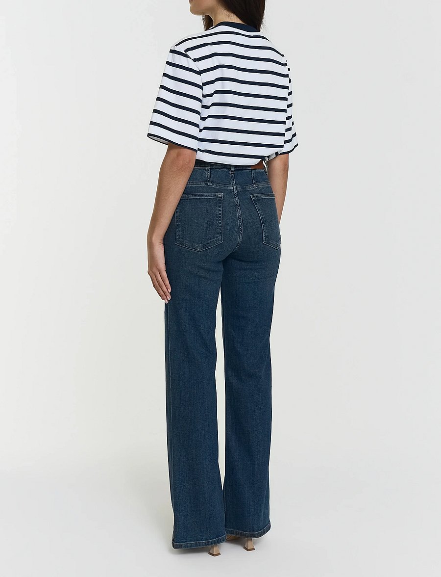 Twist & Tango - Cleo Jeans - schlaghosen - dk blue wash - 4