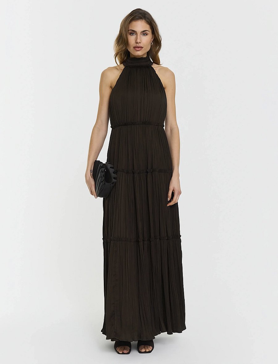 Twist & Tango - Aster Dress - maxiklänningar - coffee - 0