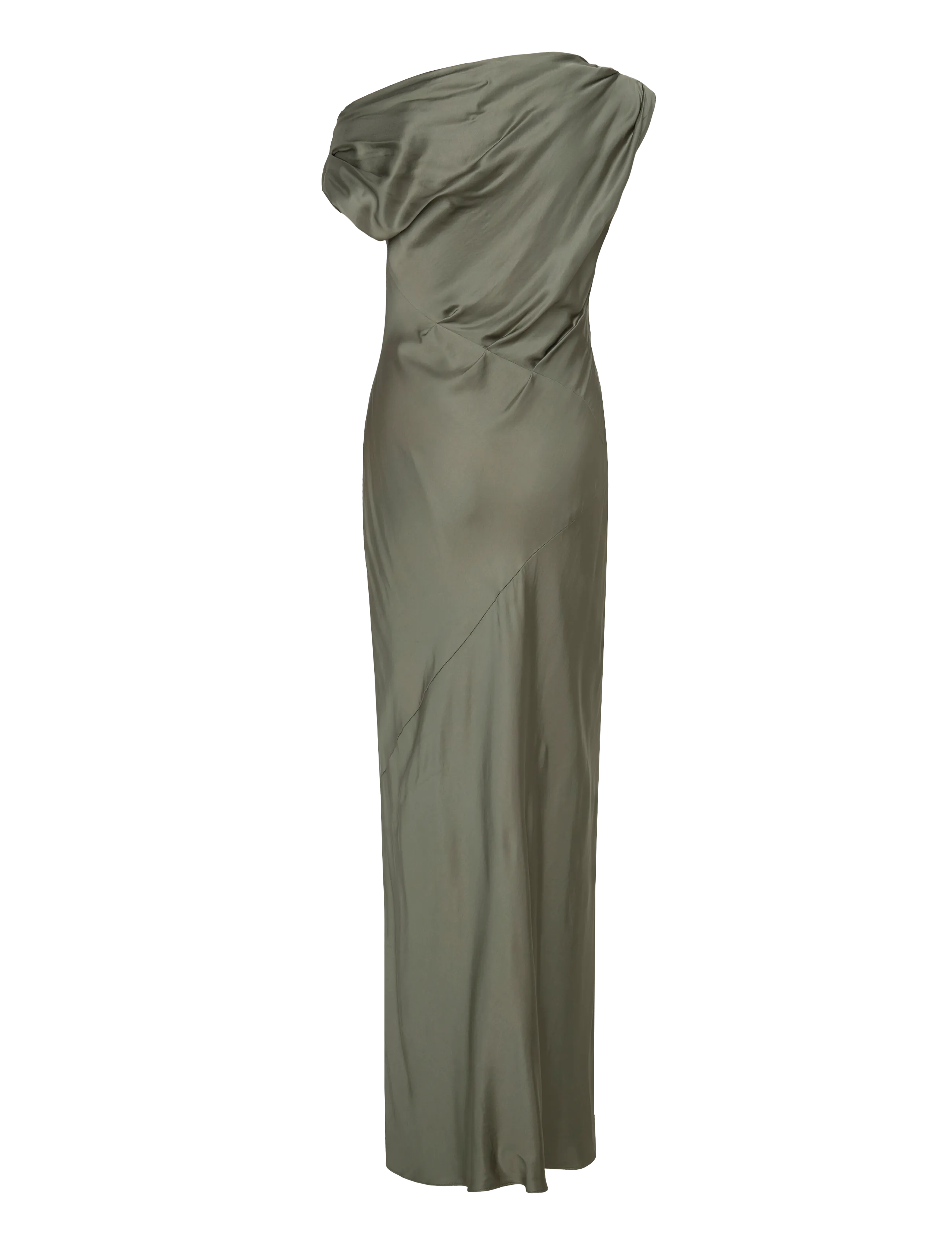 Twist & Tango - Vanessa Satin Dress - maksikleidid - agave green - 2