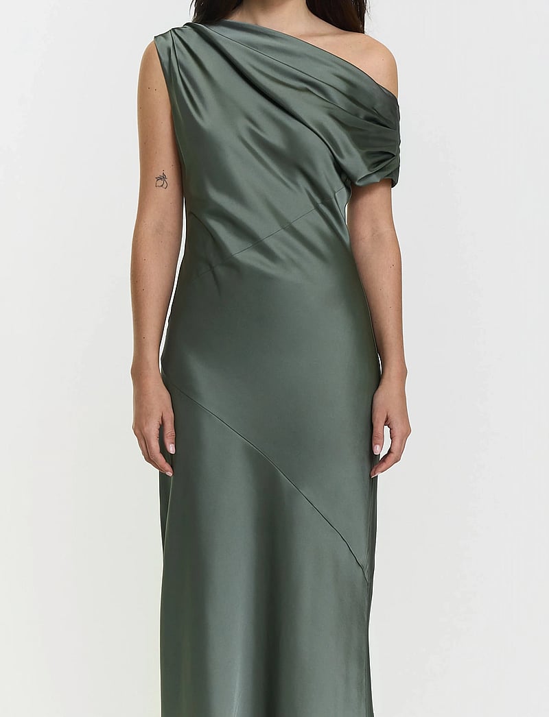 Twist & Tango - Vanessa Satin Dress - maxikleider - agave green - 4