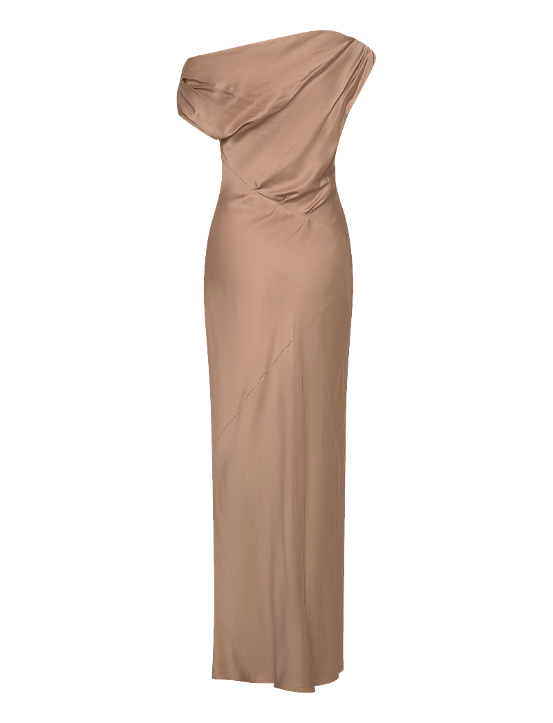 Twist & Tango - Vanessa Satin Dress - maxi kjoler - golden beige - 2