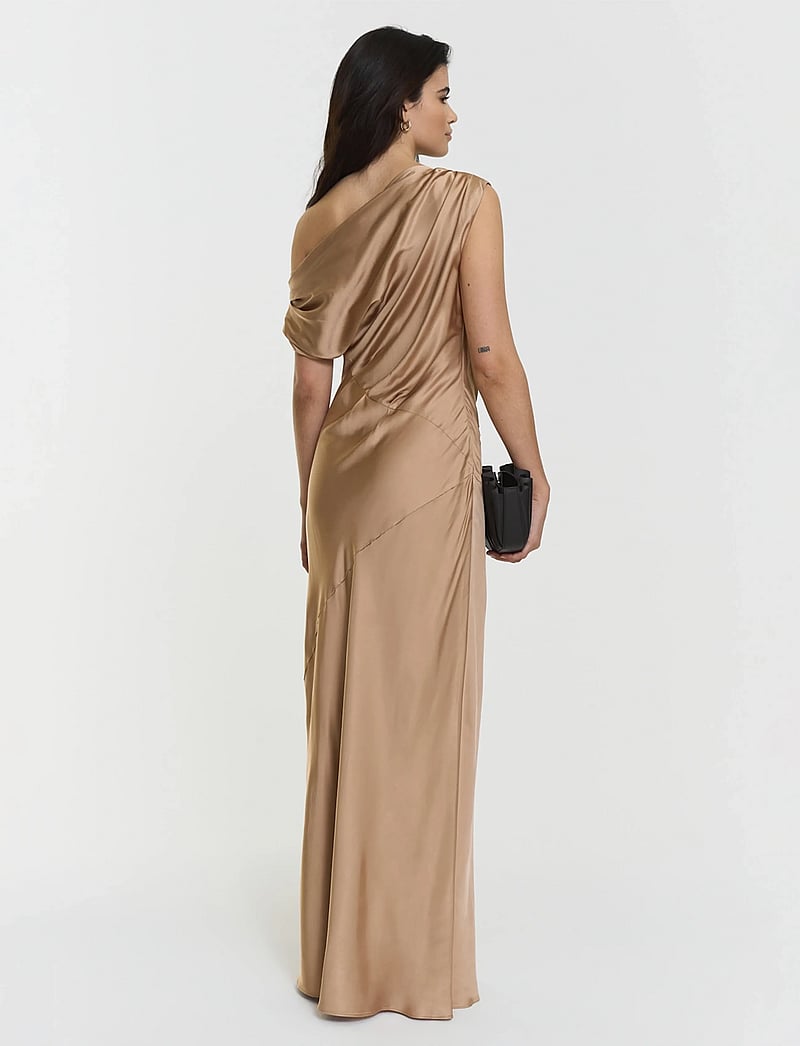 Twist & Tango - Vanessa Satin Dress - maxi kjoler - golden beige - 3