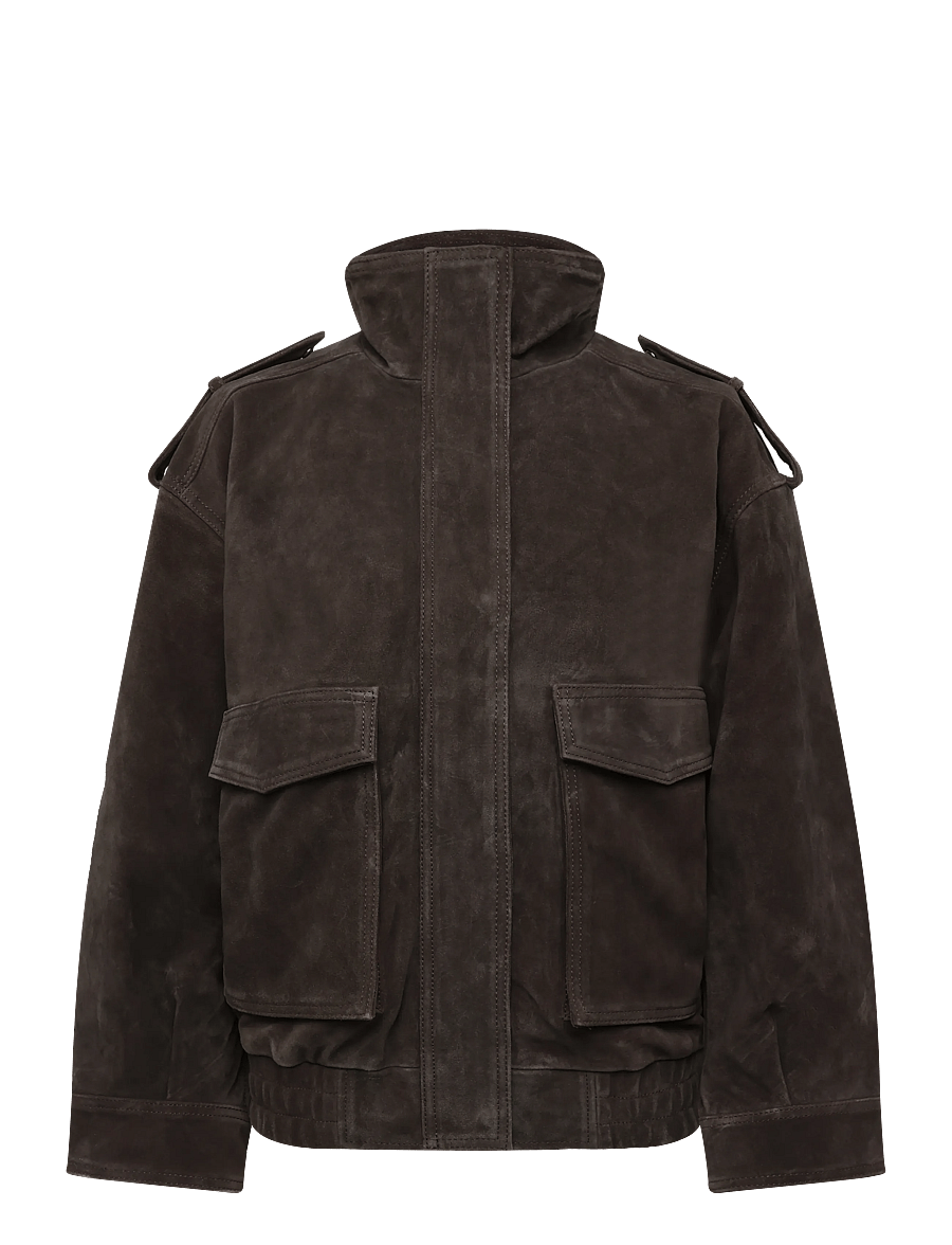 Twist & Tango - Zaria Suede Jacket - utility jackets - mocha brown - 0