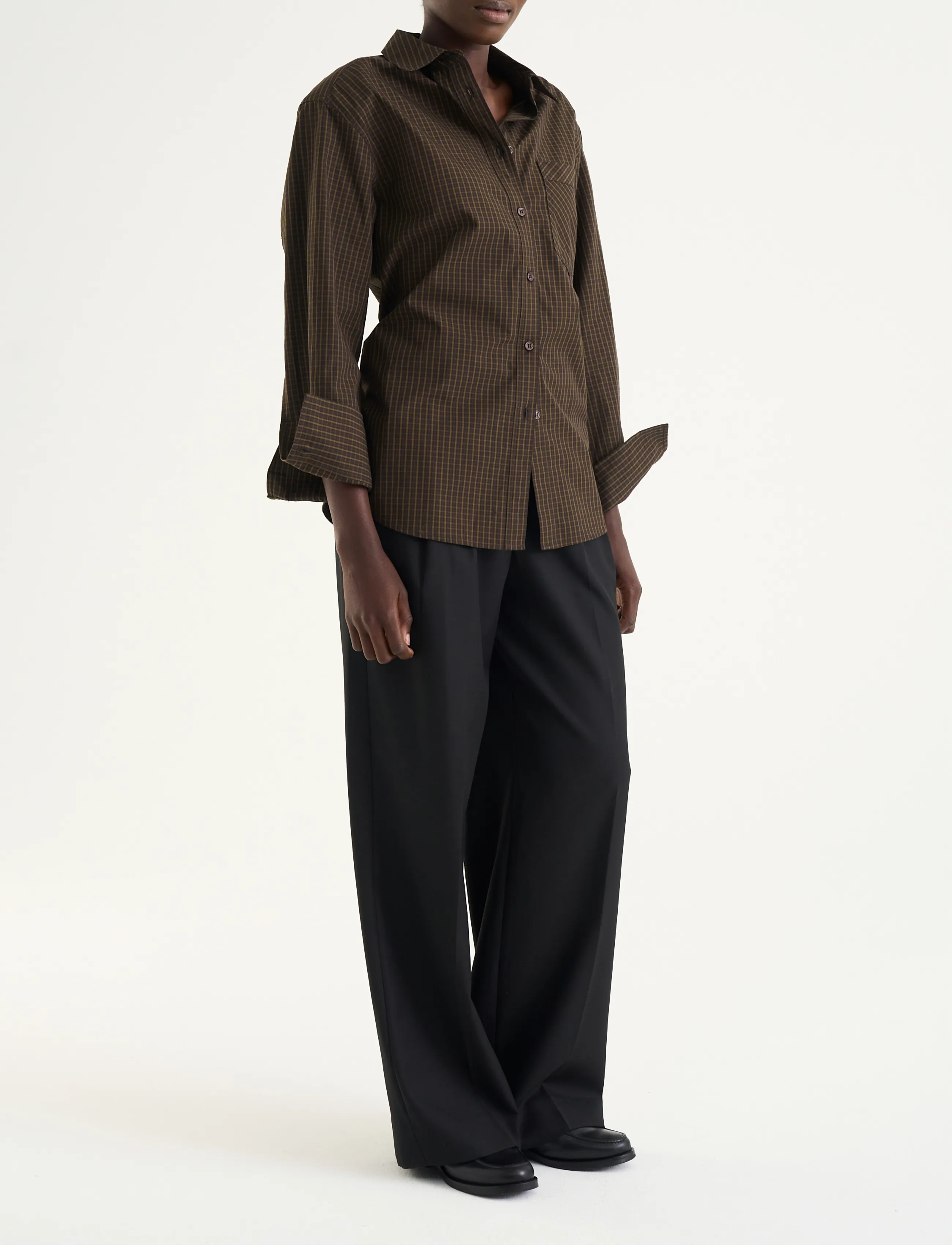 Twist & Tango - Juniella Shirt - brown check - 3