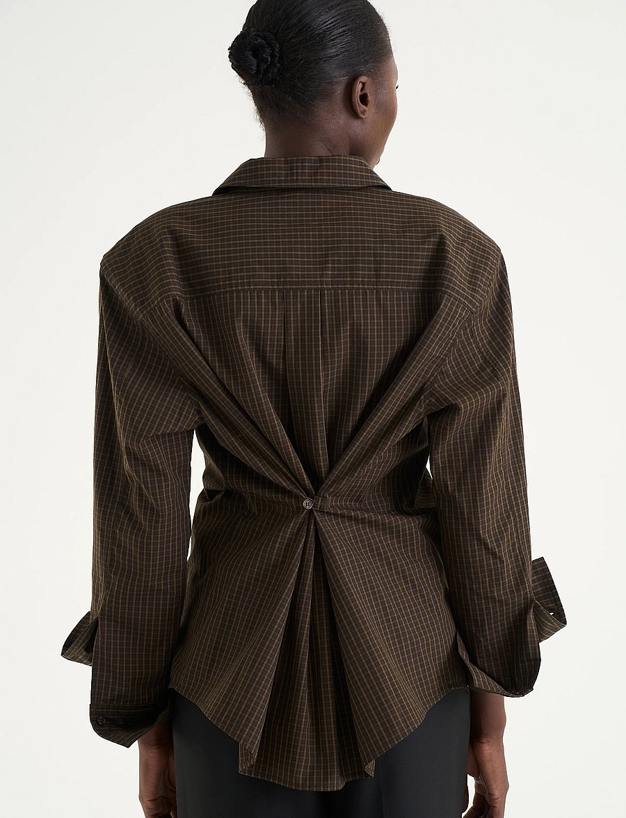 Twist & Tango - Juniella Shirt - brown check - 4