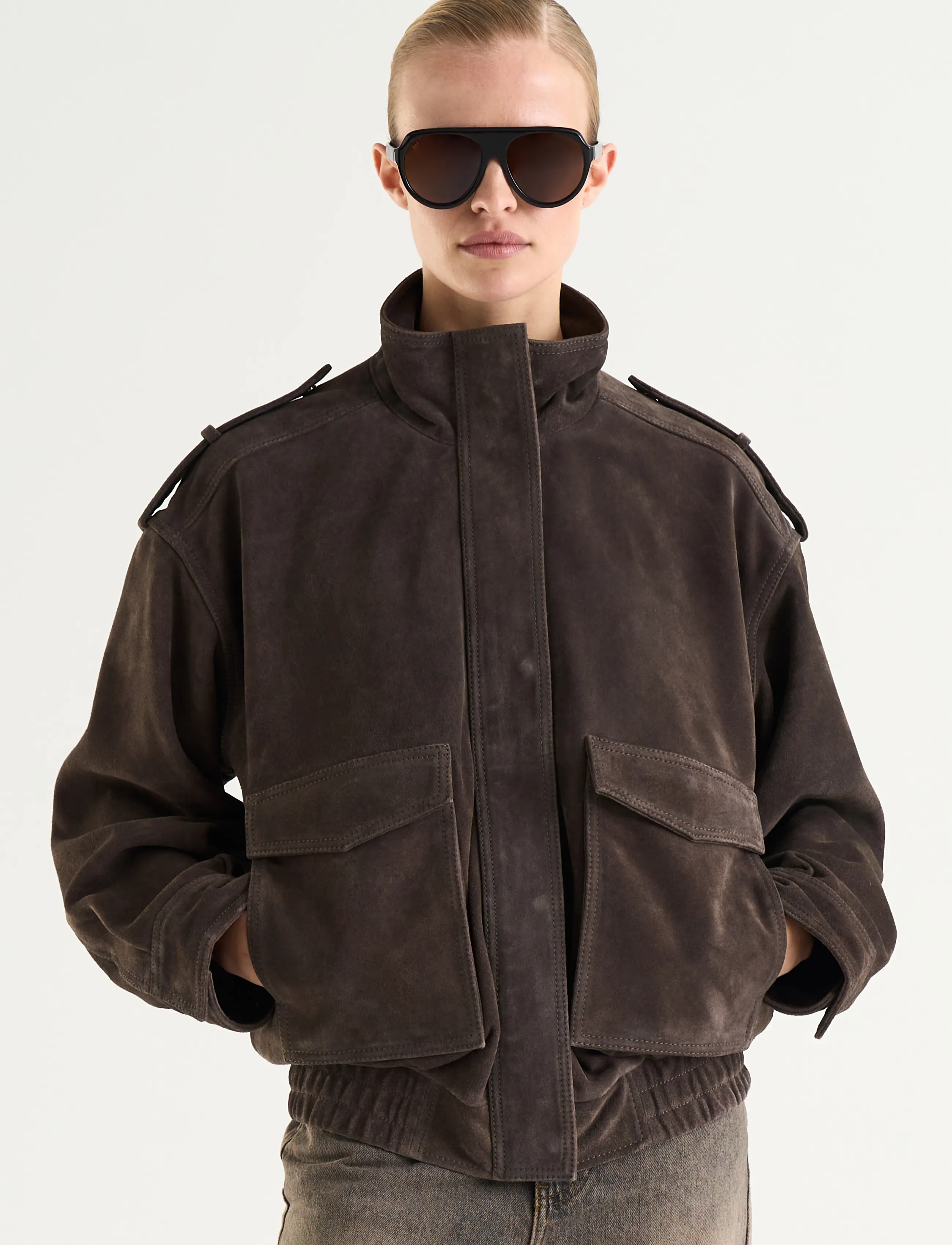 Twist & Tango - Thalia Leather Jacket - leather jackets - vintage brown - 3