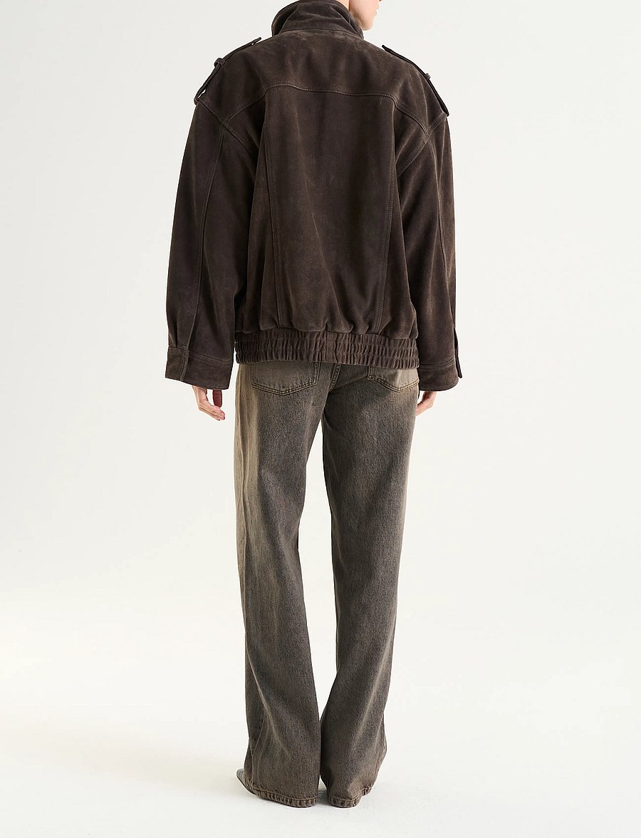 Twist & Tango - Thalia Leather Jacket - leather jackets - vintage brown - 4