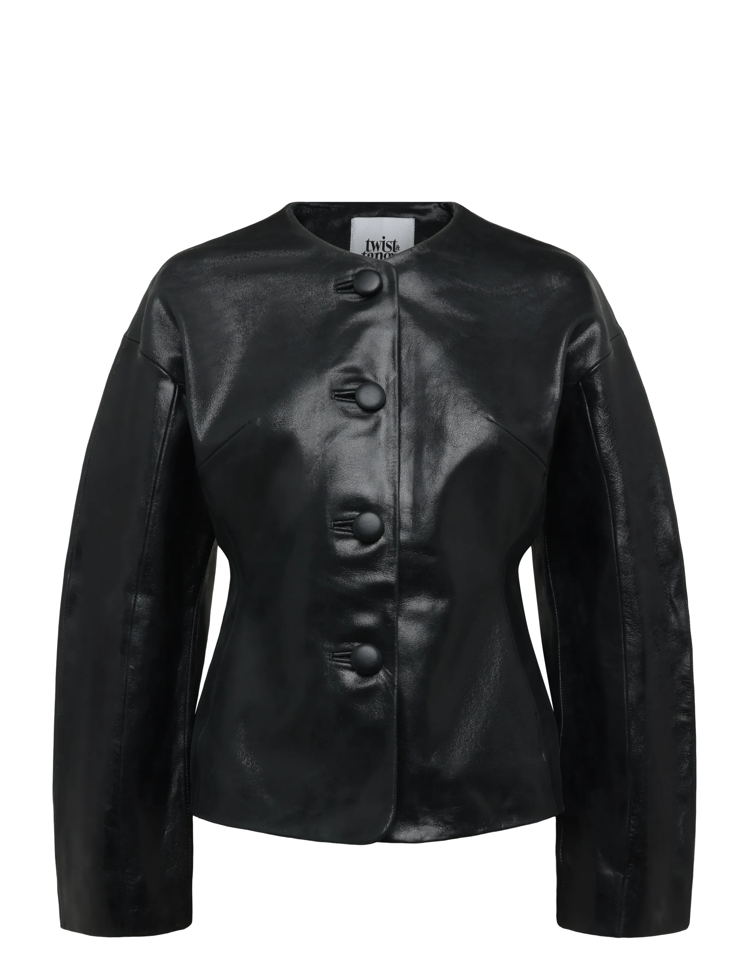 Twist & Tango - Avelie Leather Jacket - leather jackets - black - 1