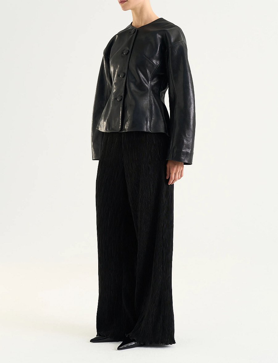 Twist & Tango - Avelie Leather Jacket - leather jackets - black - 3